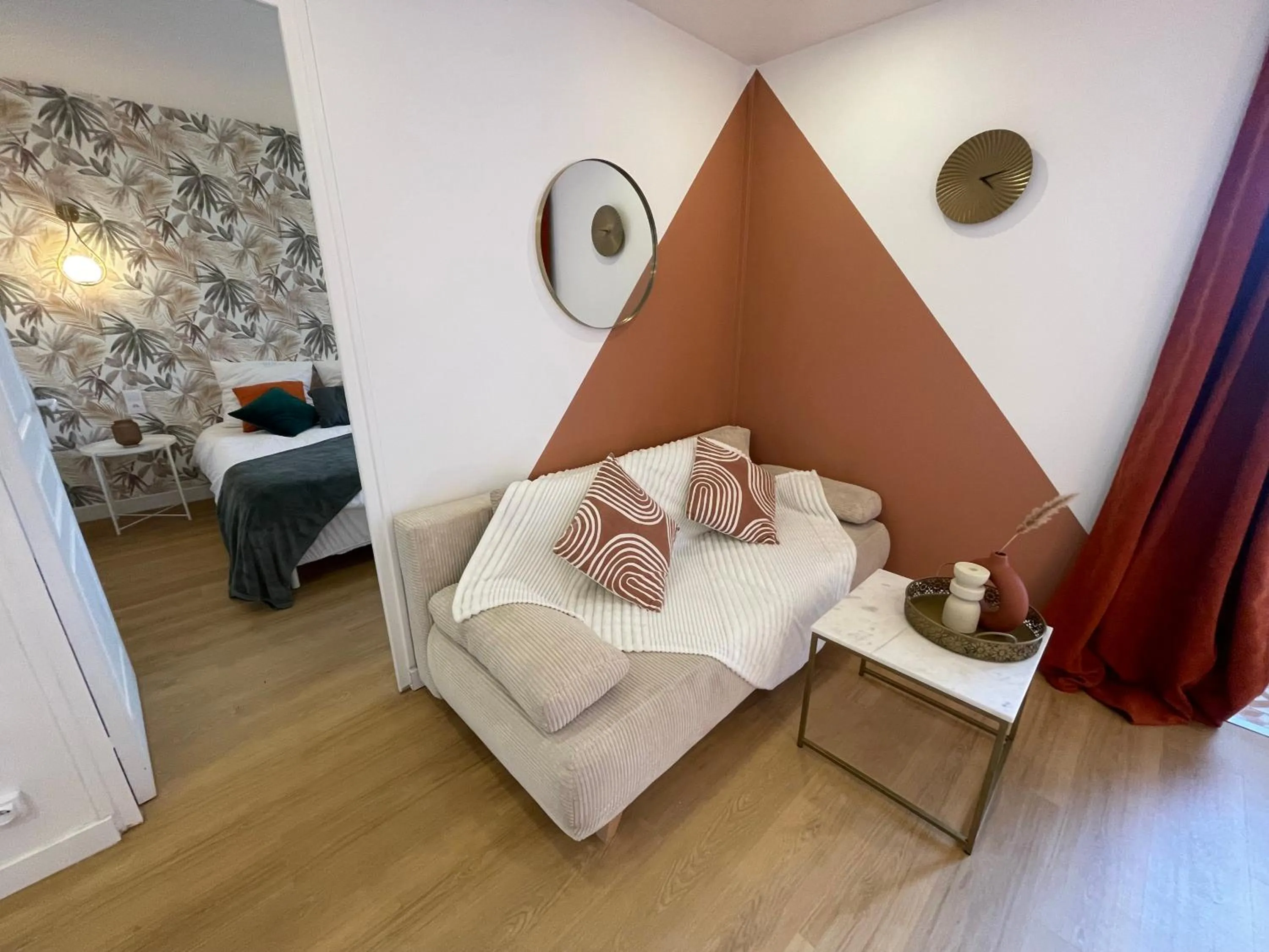 Living room, Bed in Nid douillet proche Capitole
