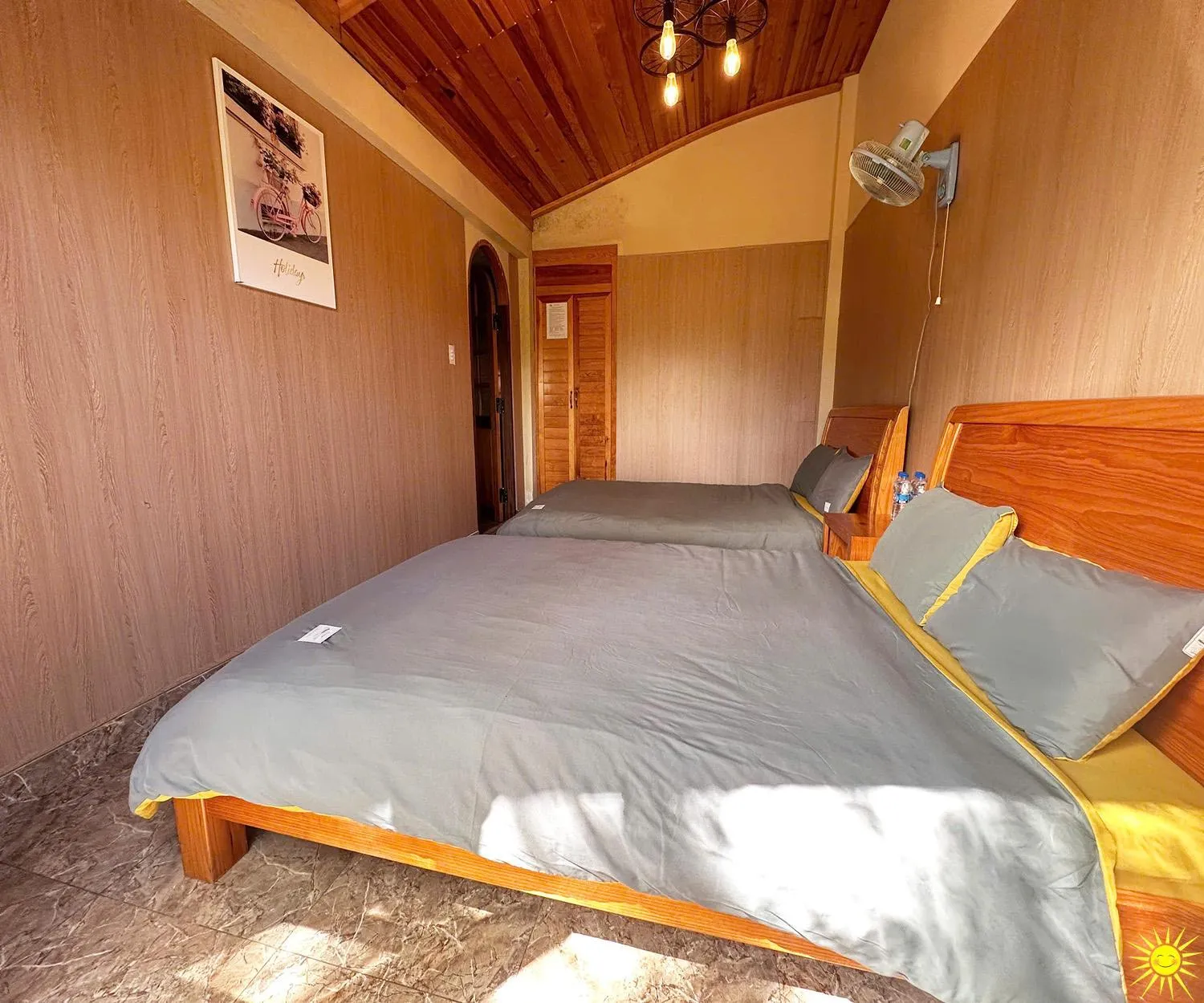 Bed in Otel Hotel Dalat