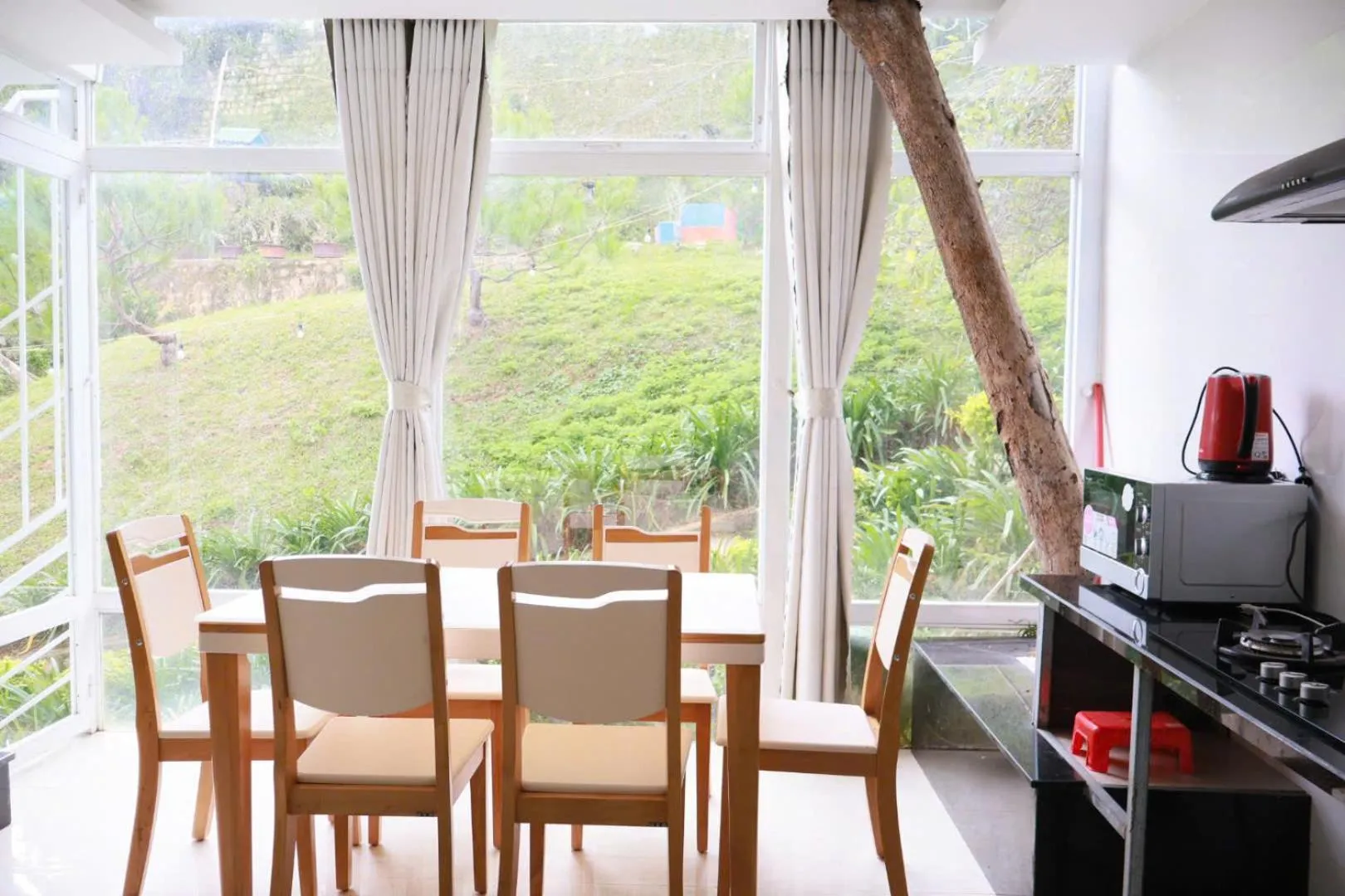 Balcony/Terrace in Otel Hotel Dalat