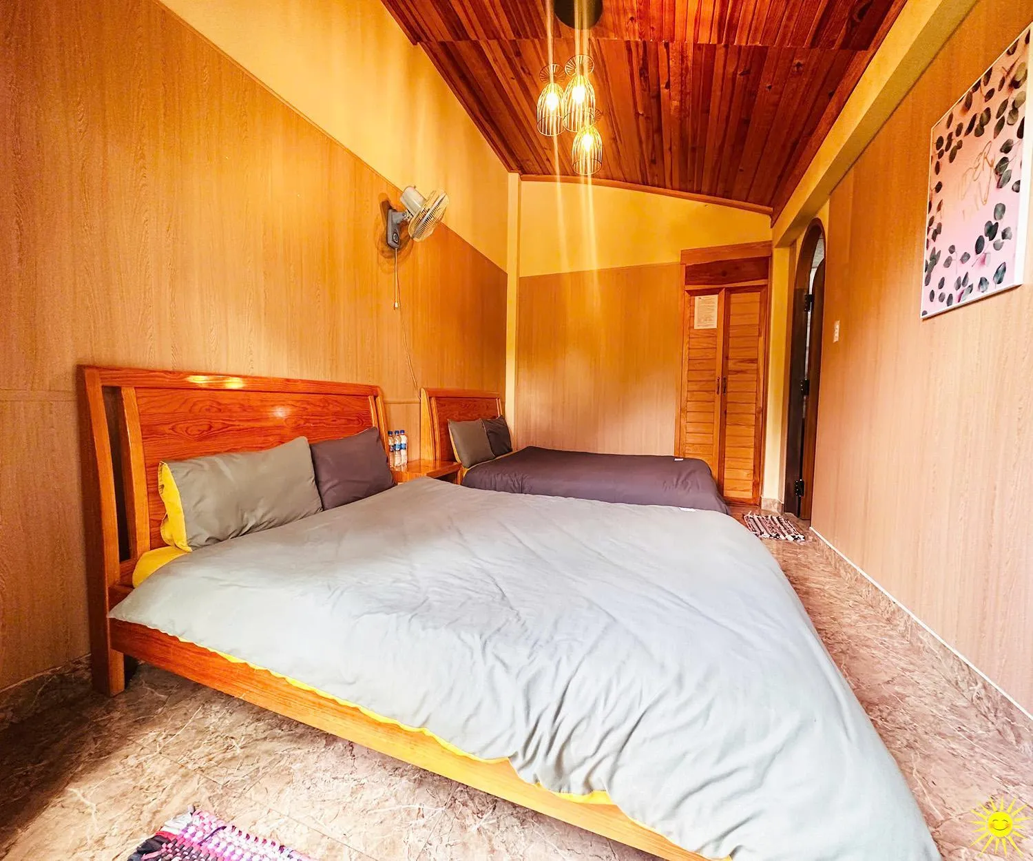 Bed in Otel Hotel Dalat