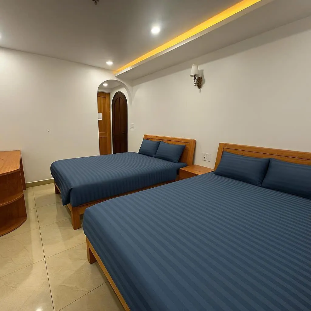 Bed in Otel Hotel Dalat