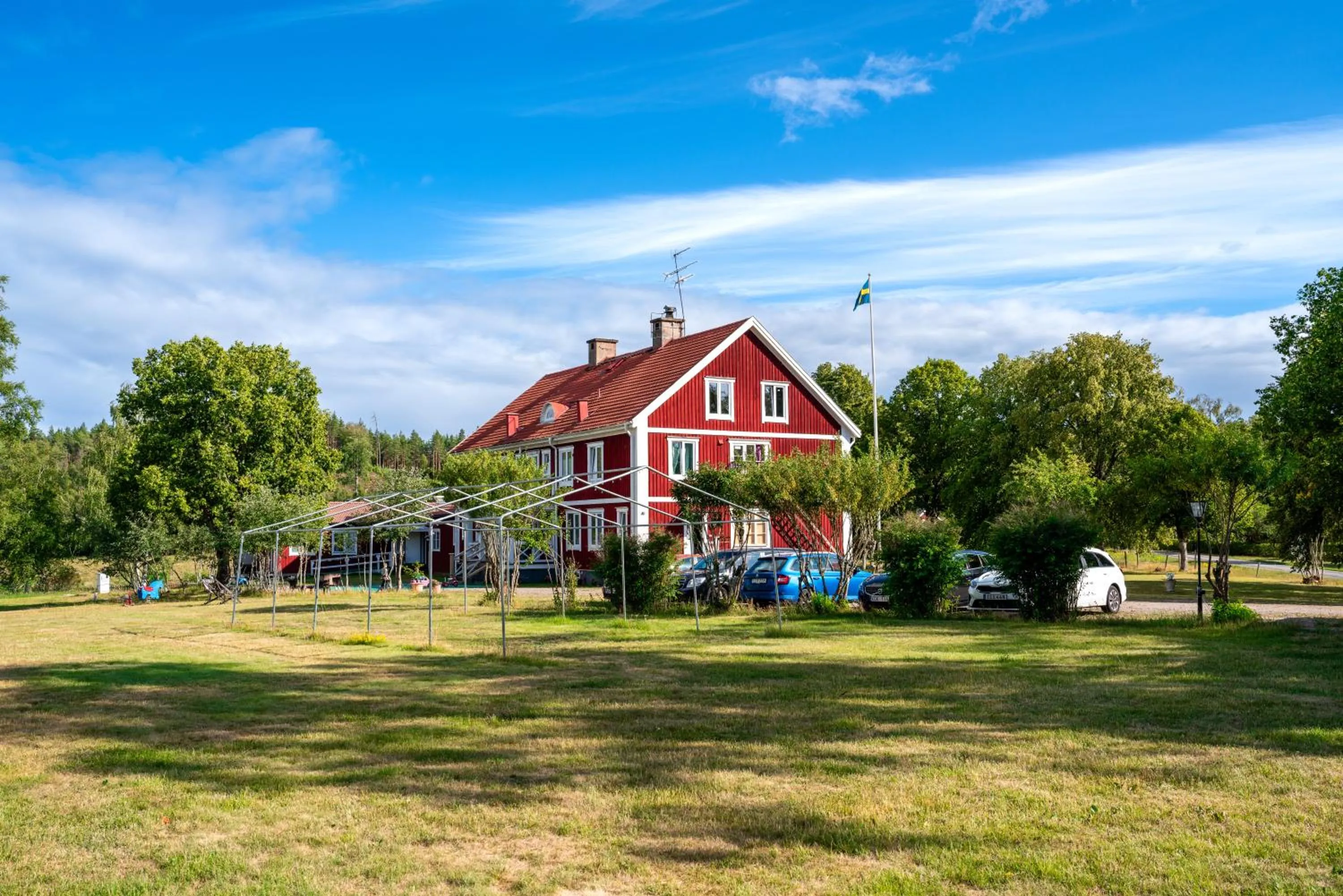 Property building in Hässlebogården Turist & Konferens
