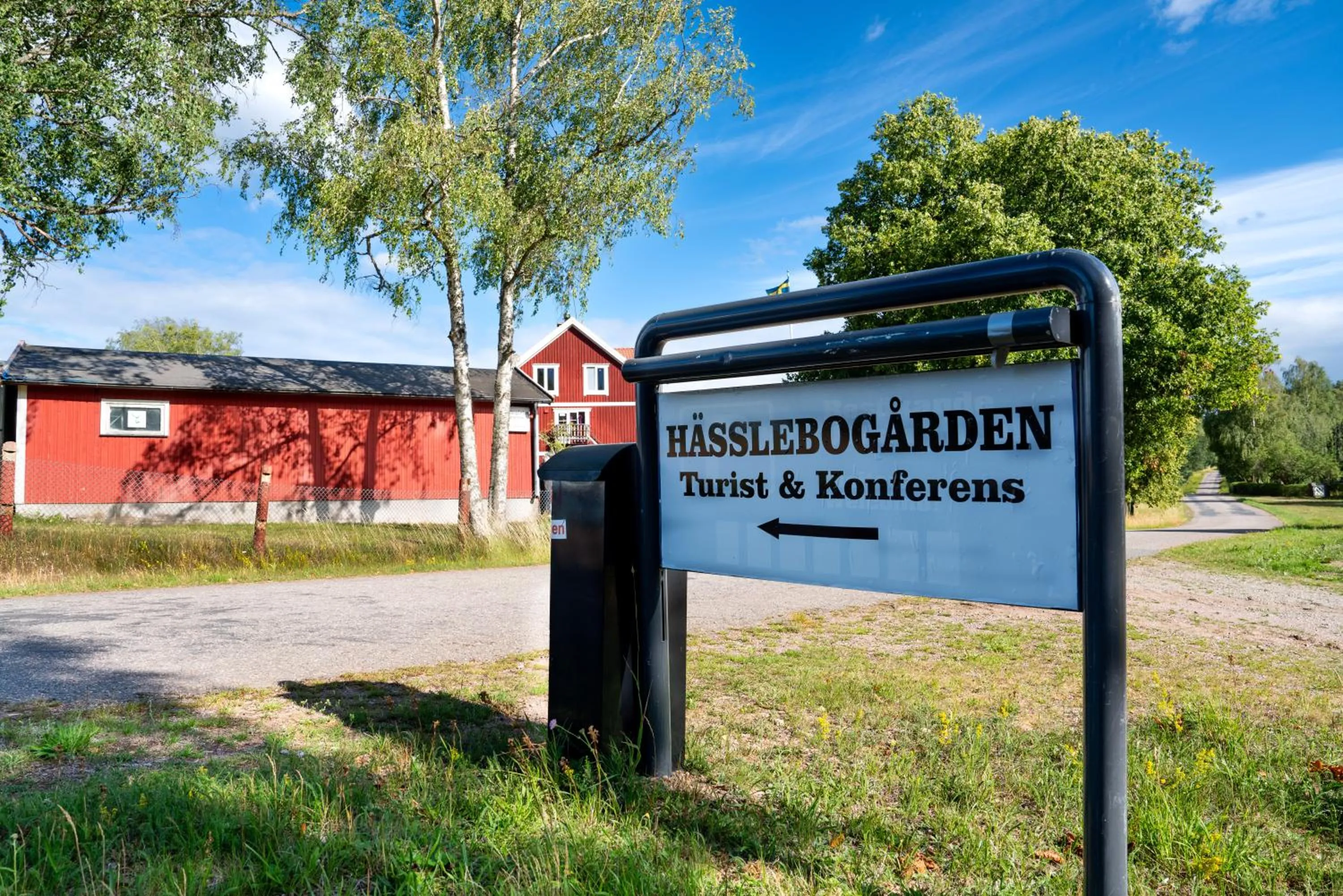 Property building in Hässlebogården Turist & Konferens