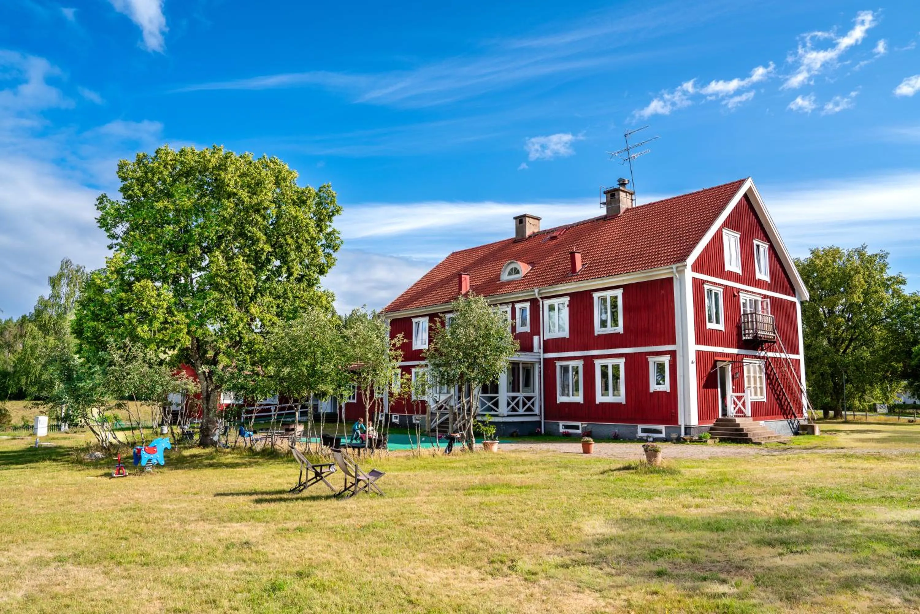 Property building in Hässlebogården Turist & Konferens