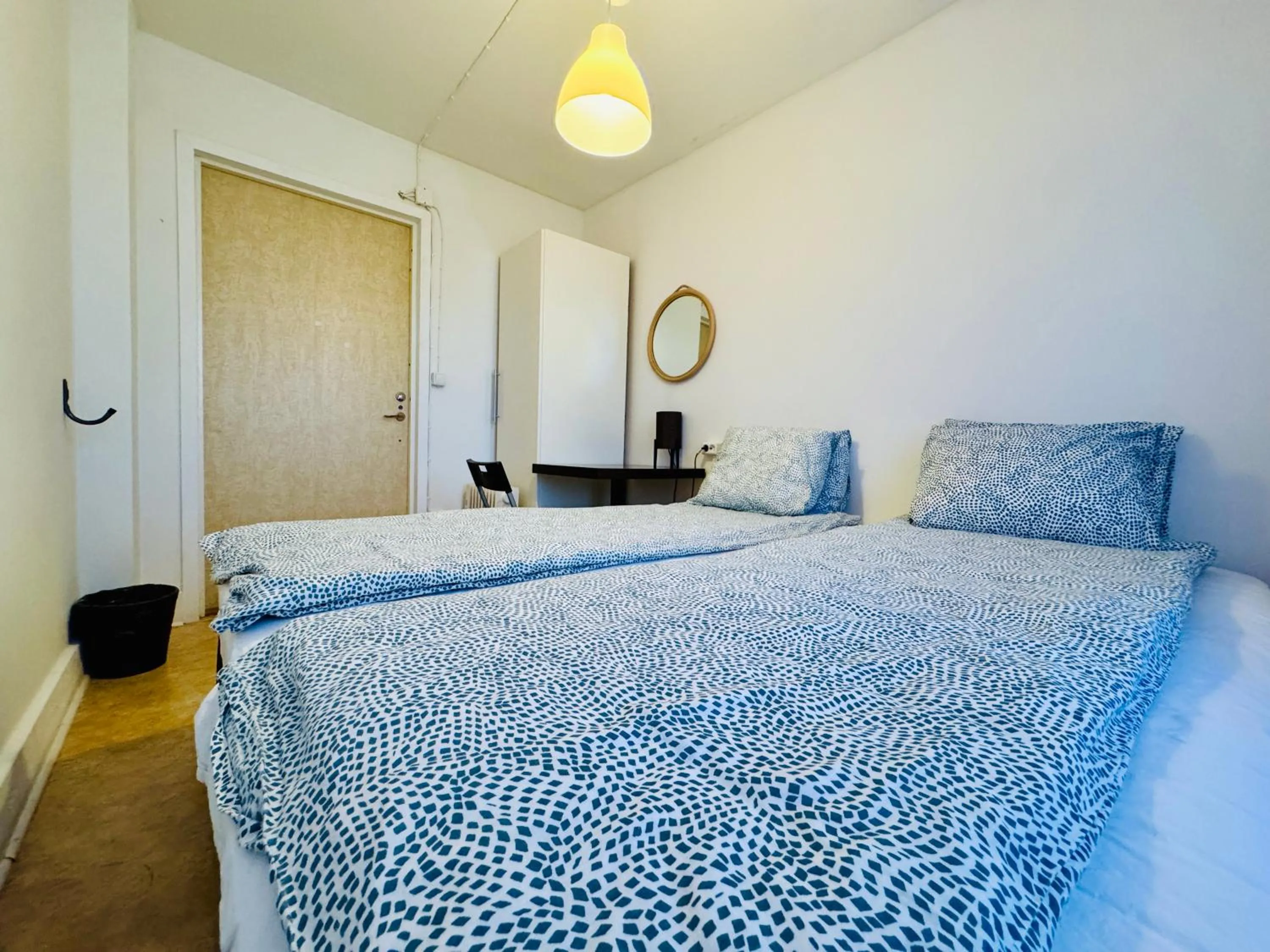 Bed in Hässlebogården Turist & Konferens