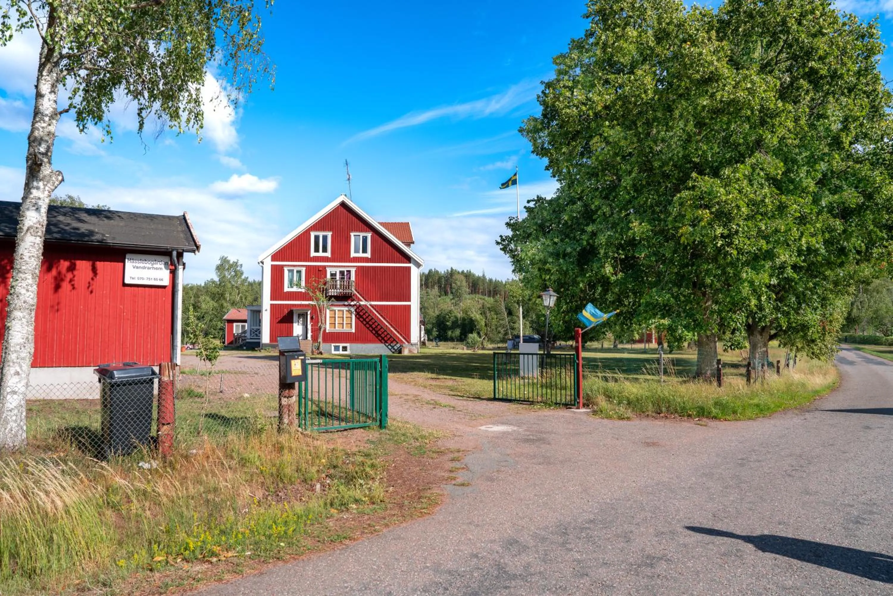 Property building in Hässlebogården Turist & Konferens