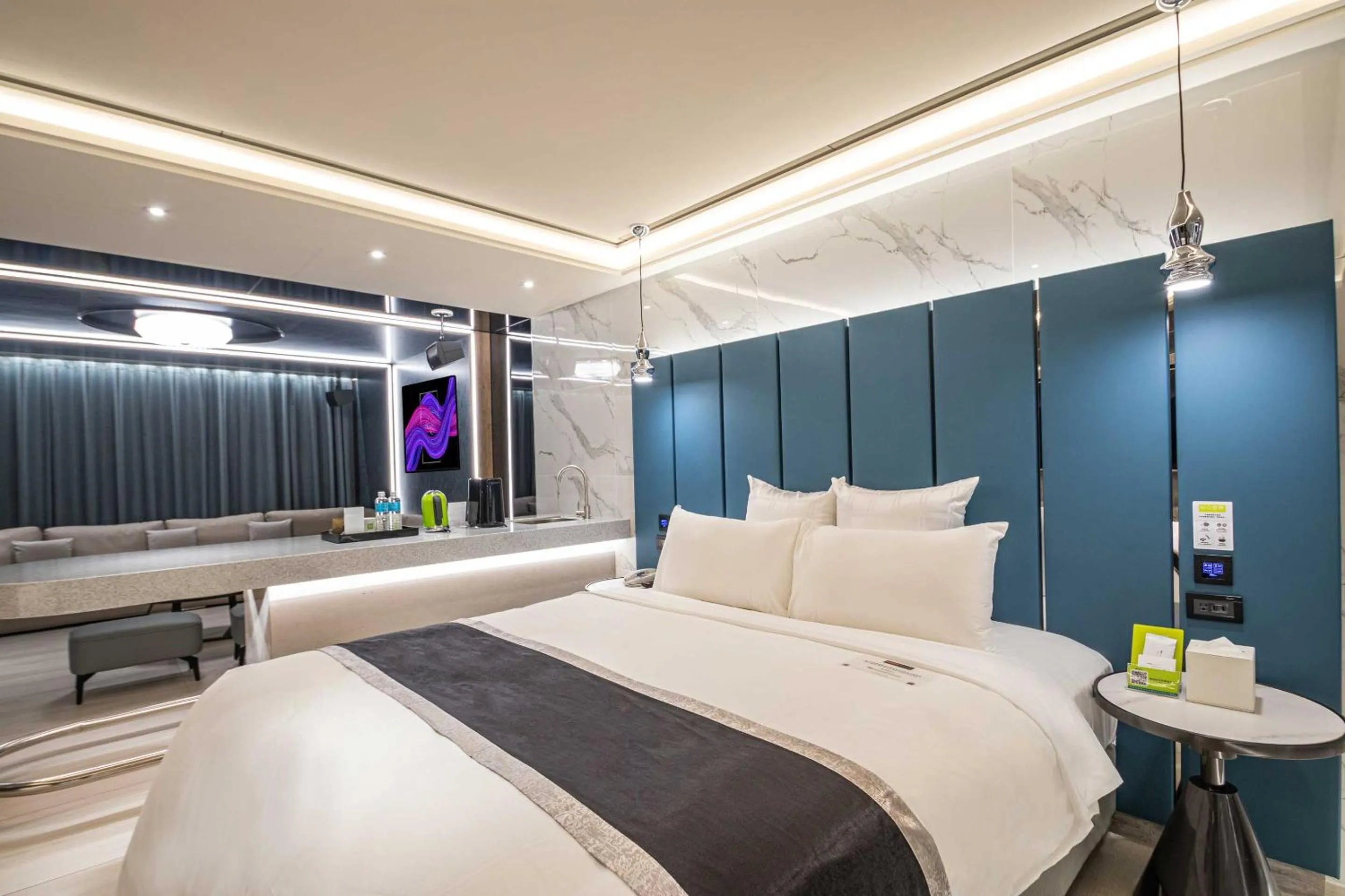 Bed in 168 Motel-Zhongli