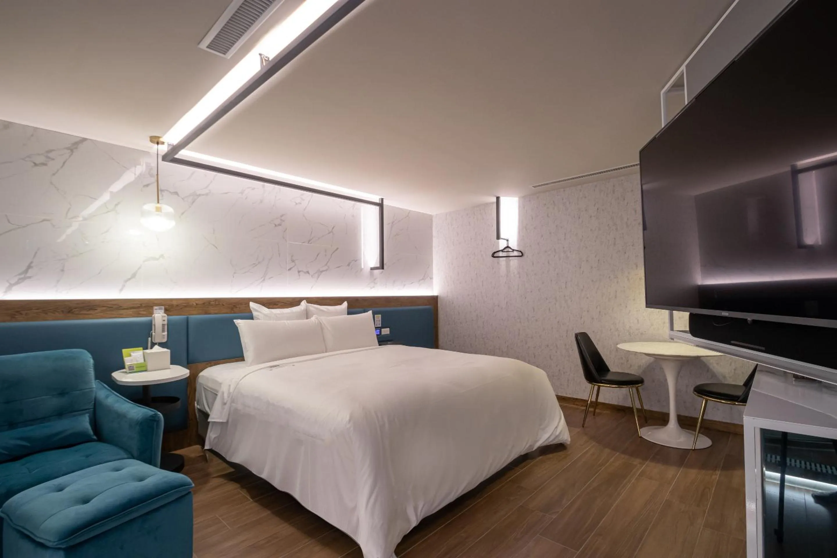 Bed in 168 Motel-Zhongli