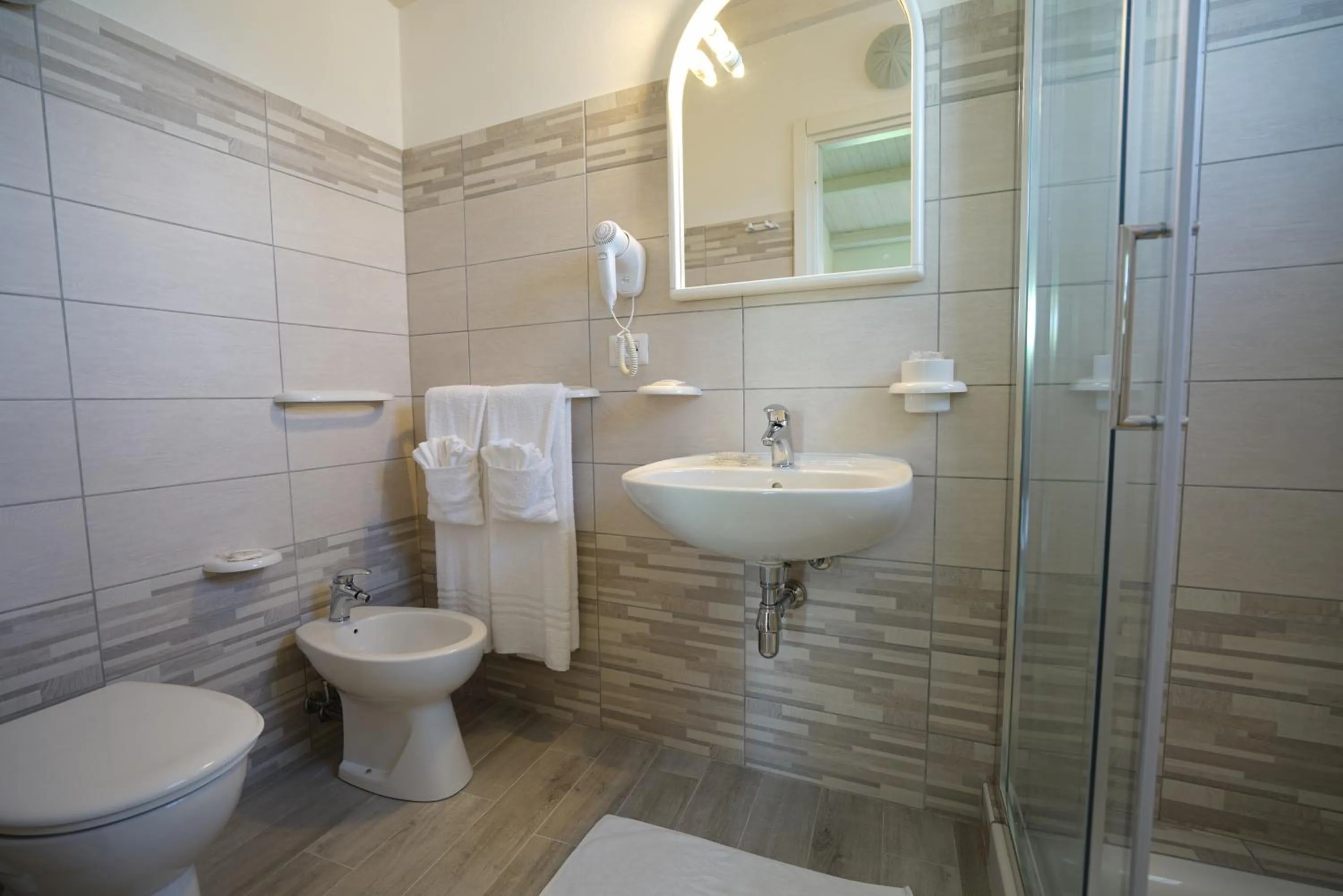 Shower in Hotel Residence Costa Azzurra