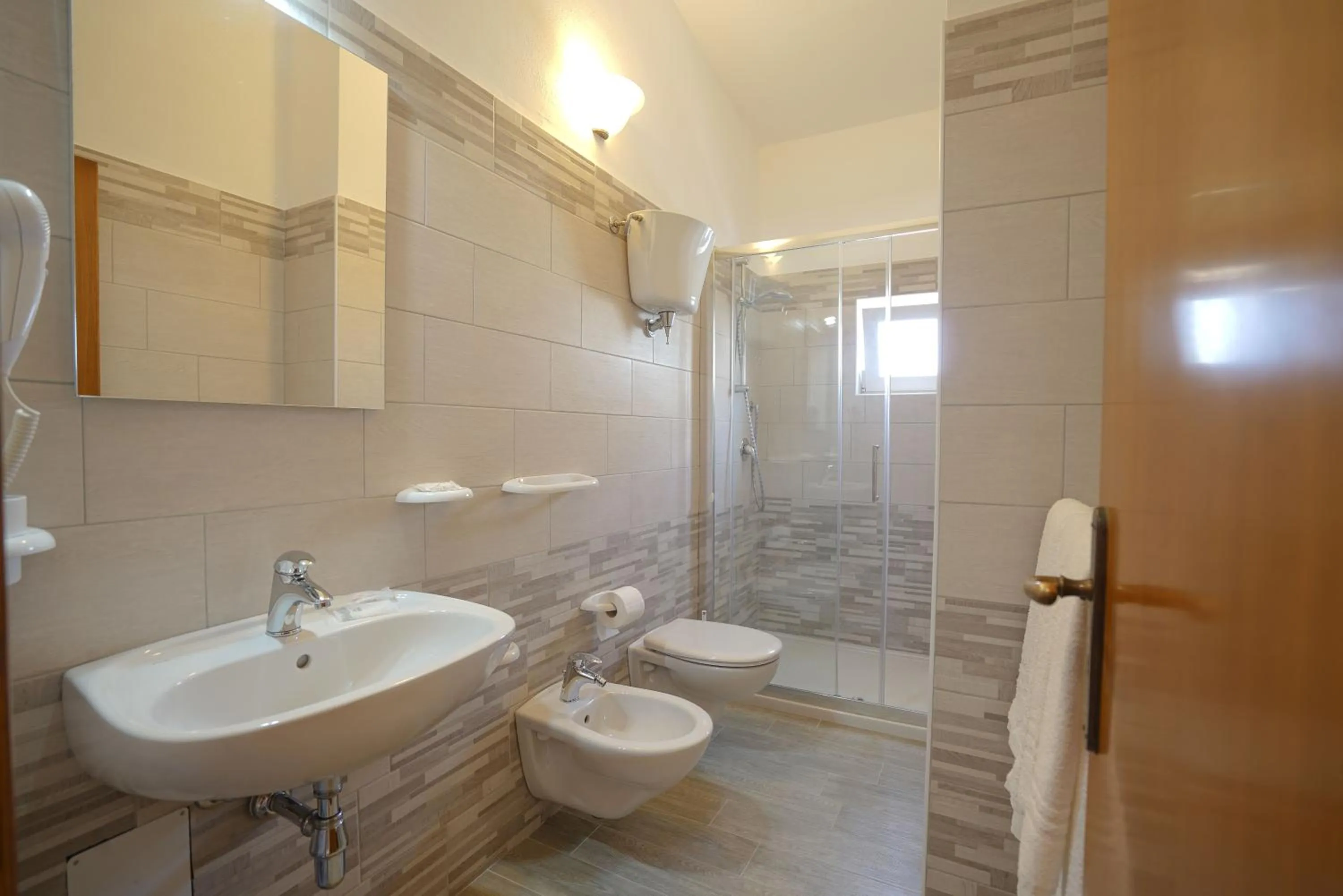 Shower in Hotel Residence Costa Azzurra