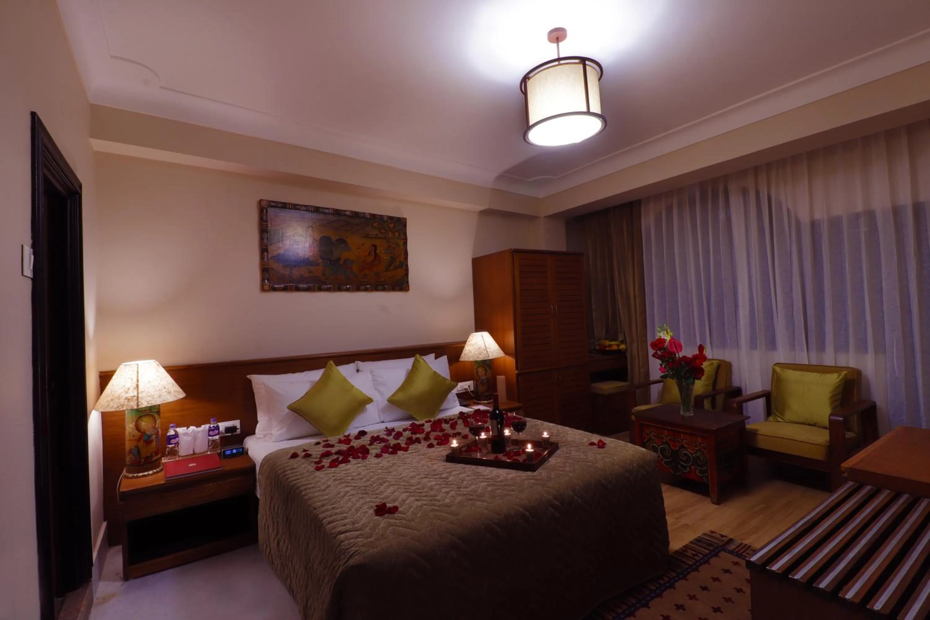 Bed in Denzong Shangrila Lords Inn - Hotel & Spa