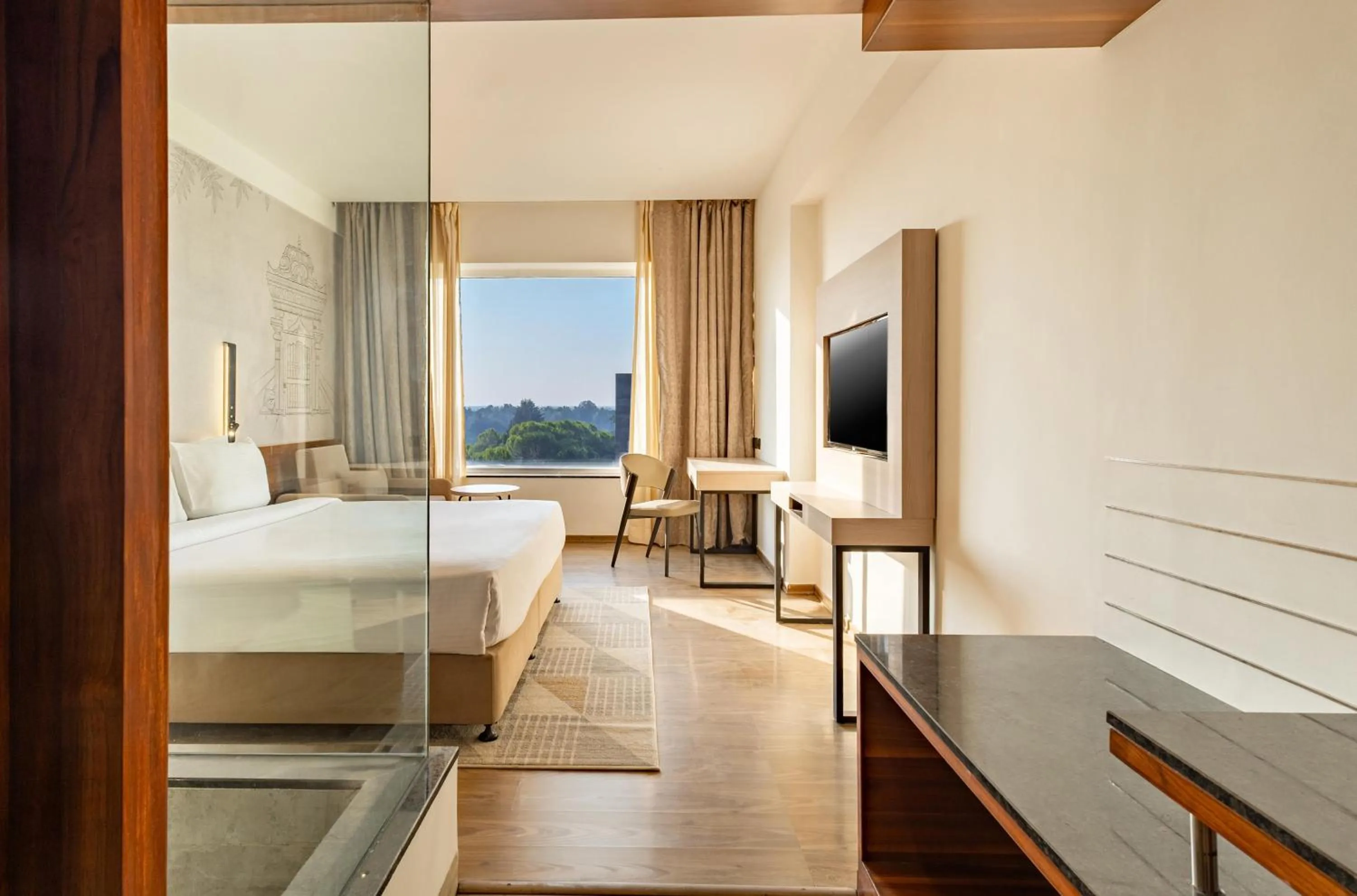 Bedroom, Bed in Temple Tree Hotel Shirdi, a member of Radisson Individuals