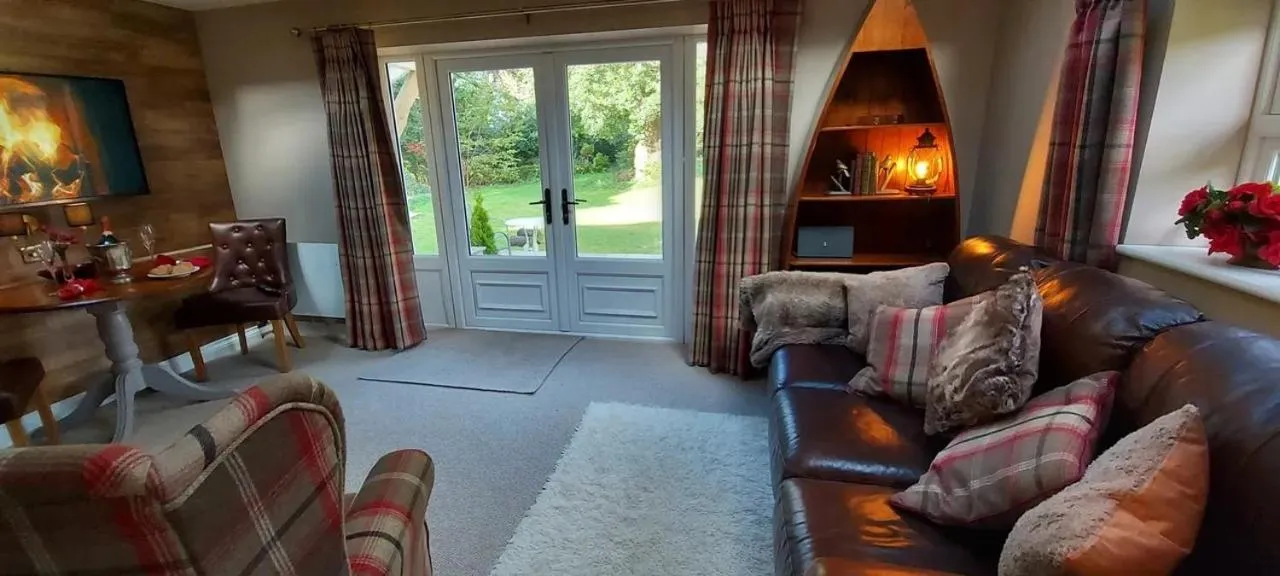 Living room in Glyn Isa Country House luxury self catering accommodation