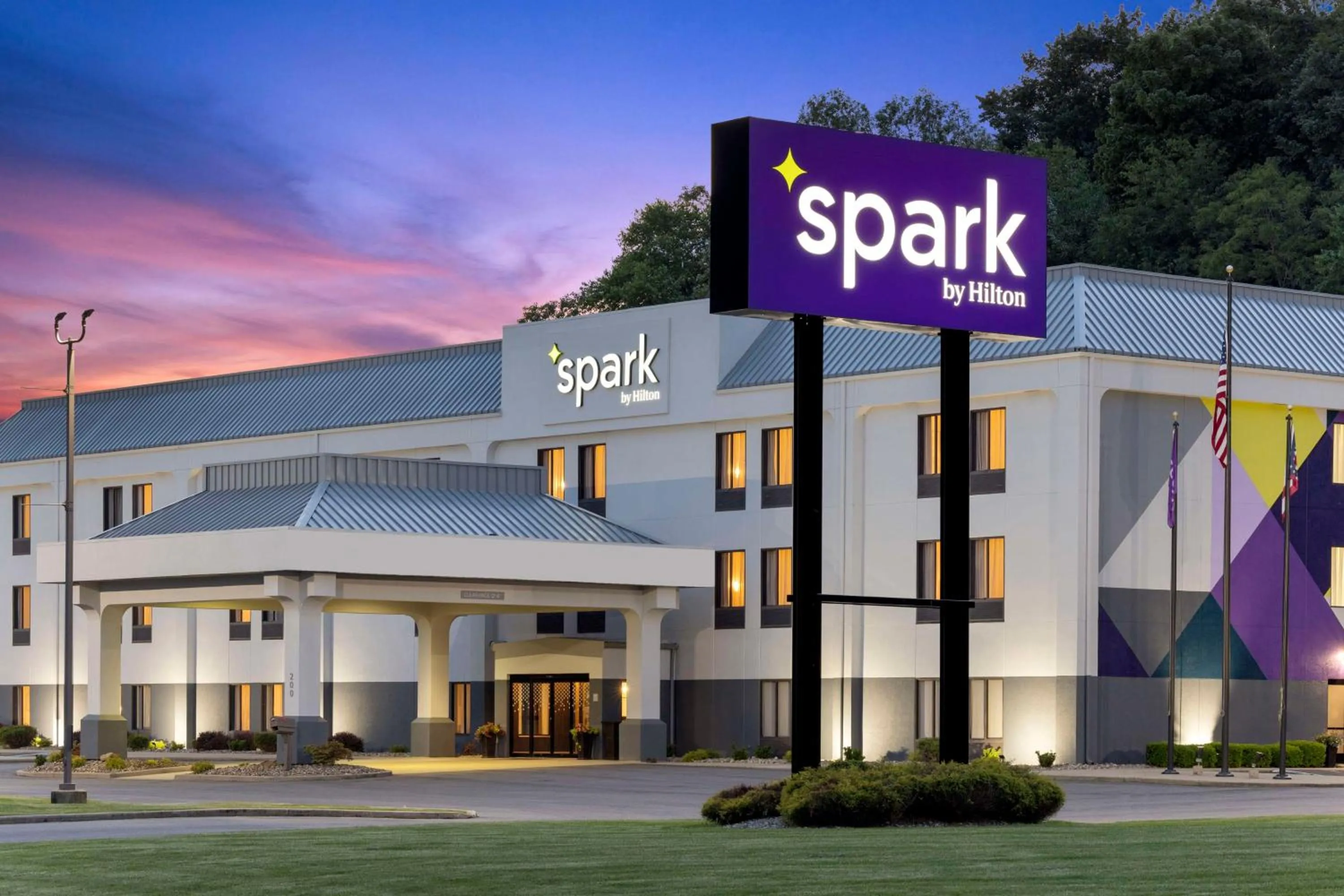 Property building in Spark By Hilton Newcomerstown