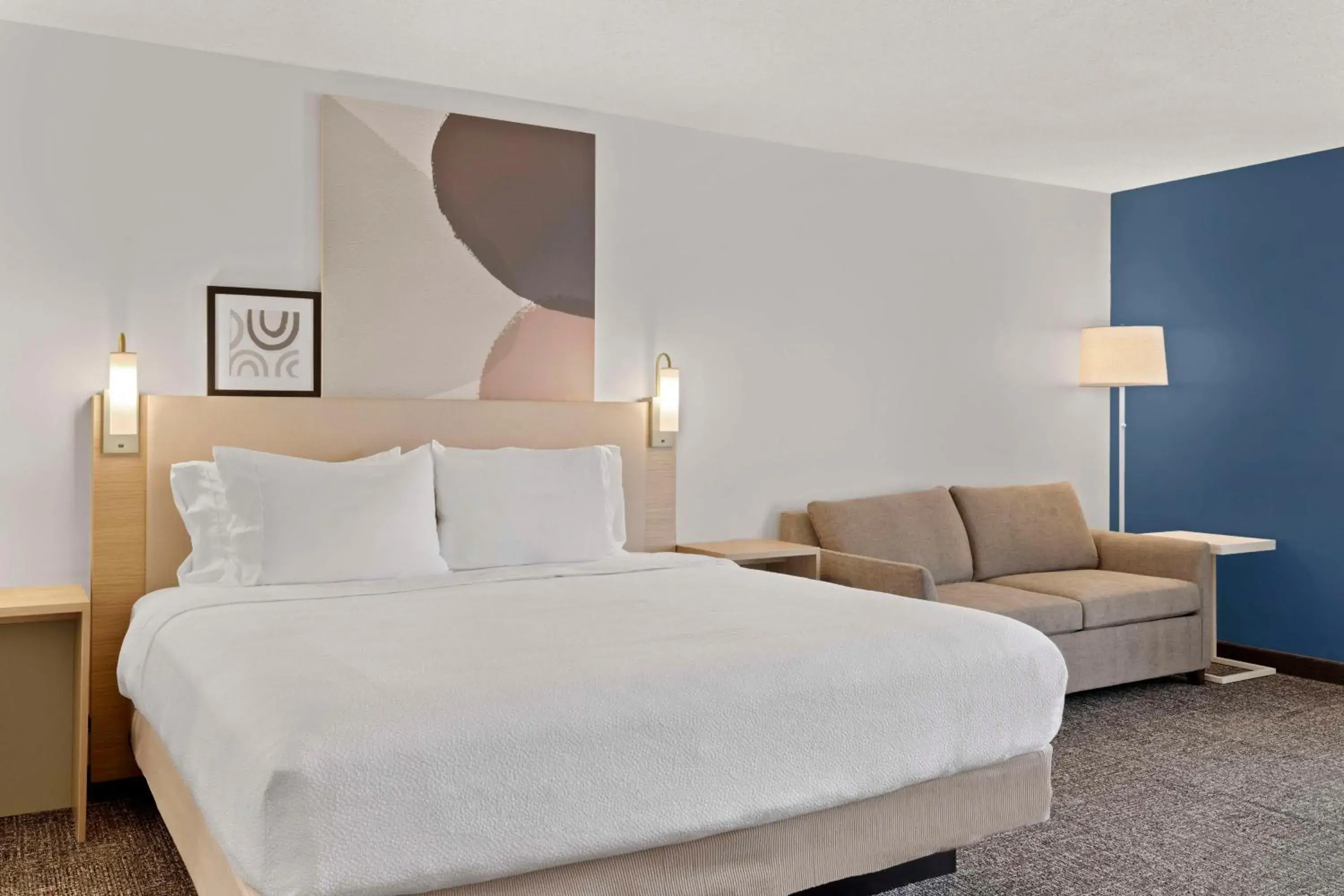 Living room, Bed in Spark By Hilton Newcomerstown Living room, Bed in Spark By Hilton Newcomerstown