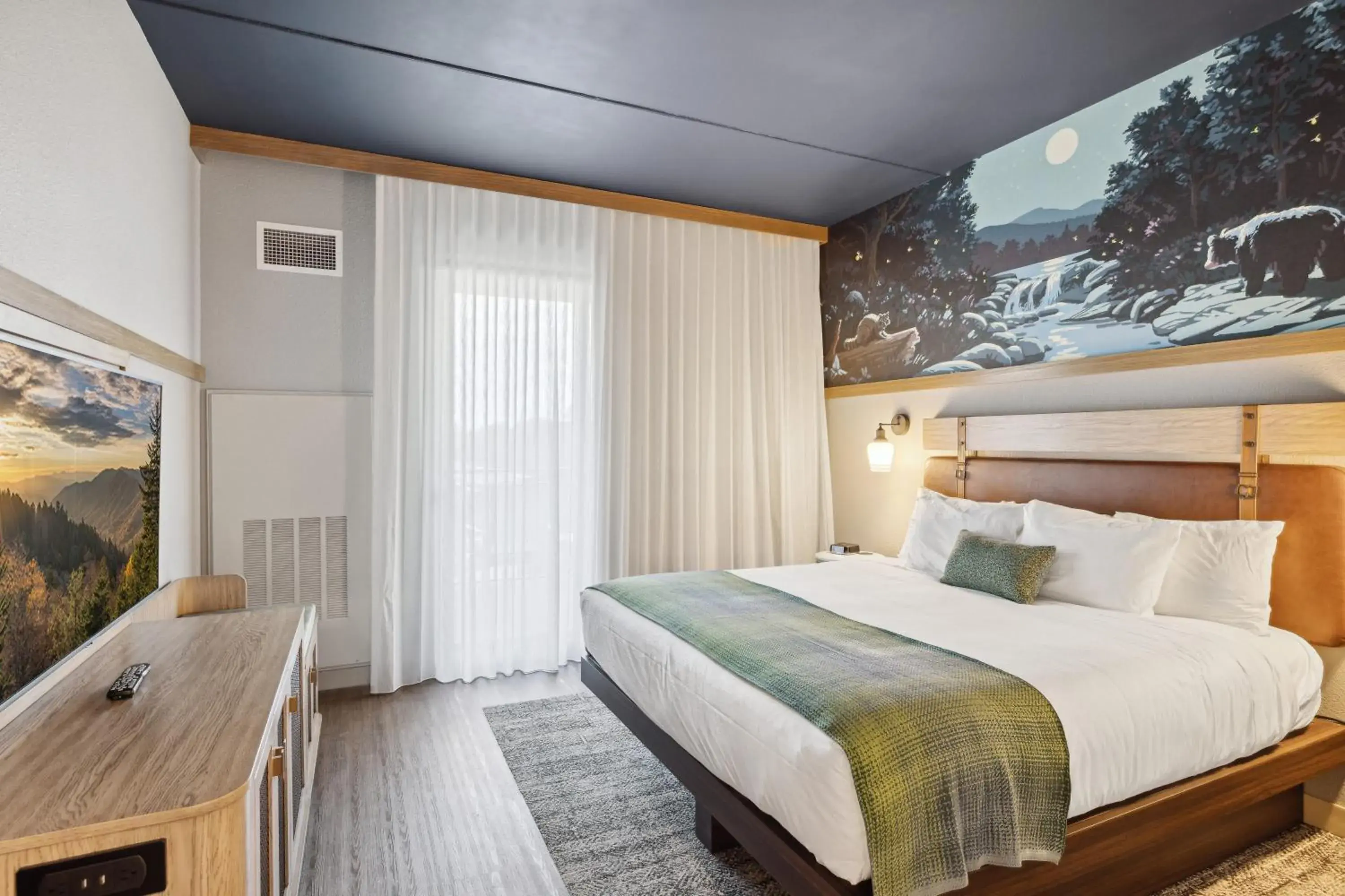 Themed Family Suite with Balcony in Dollywood's HeartSong Lodge & Resort Themed Family Suite with Balcony in Dollywood's HeartSong Lodge & Resort