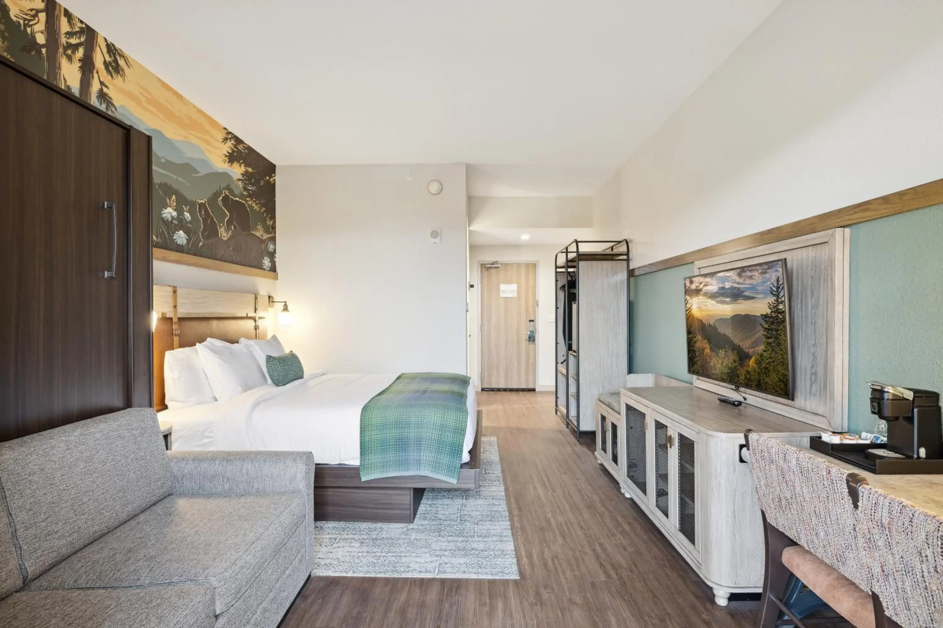 King Balcony with Murphy Bed in Dollywood's HeartSong Lodge & Resort King Balcony with Murphy Bed in Dollywood's HeartSong Lodge & Resort