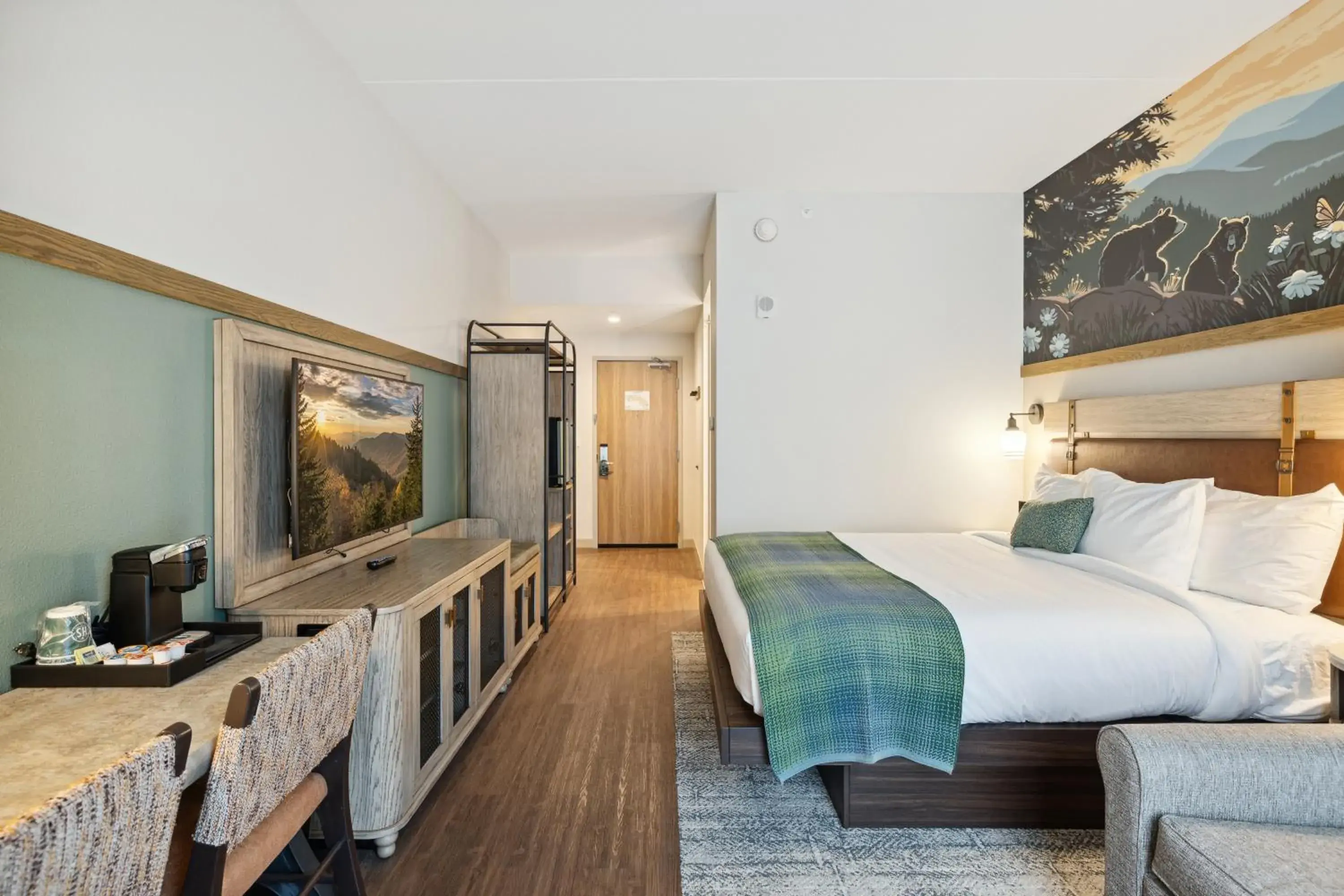 King Balcony with Murphy Bed in Dollywood's HeartSong Lodge & Resort King Balcony with Murphy Bed in Dollywood's HeartSong Lodge & Resort