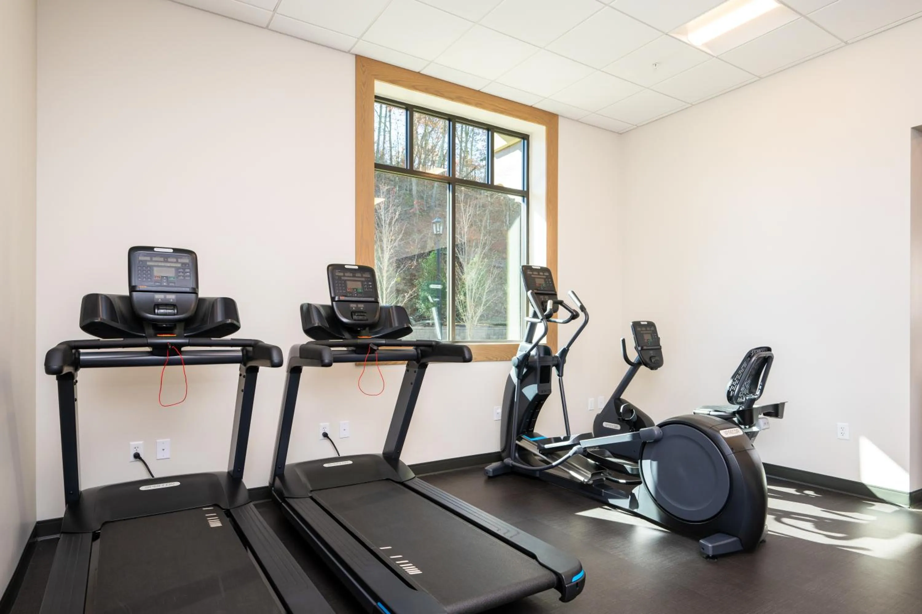 Fitness centre/facilities in Dollywood's HeartSong Lodge & Resort