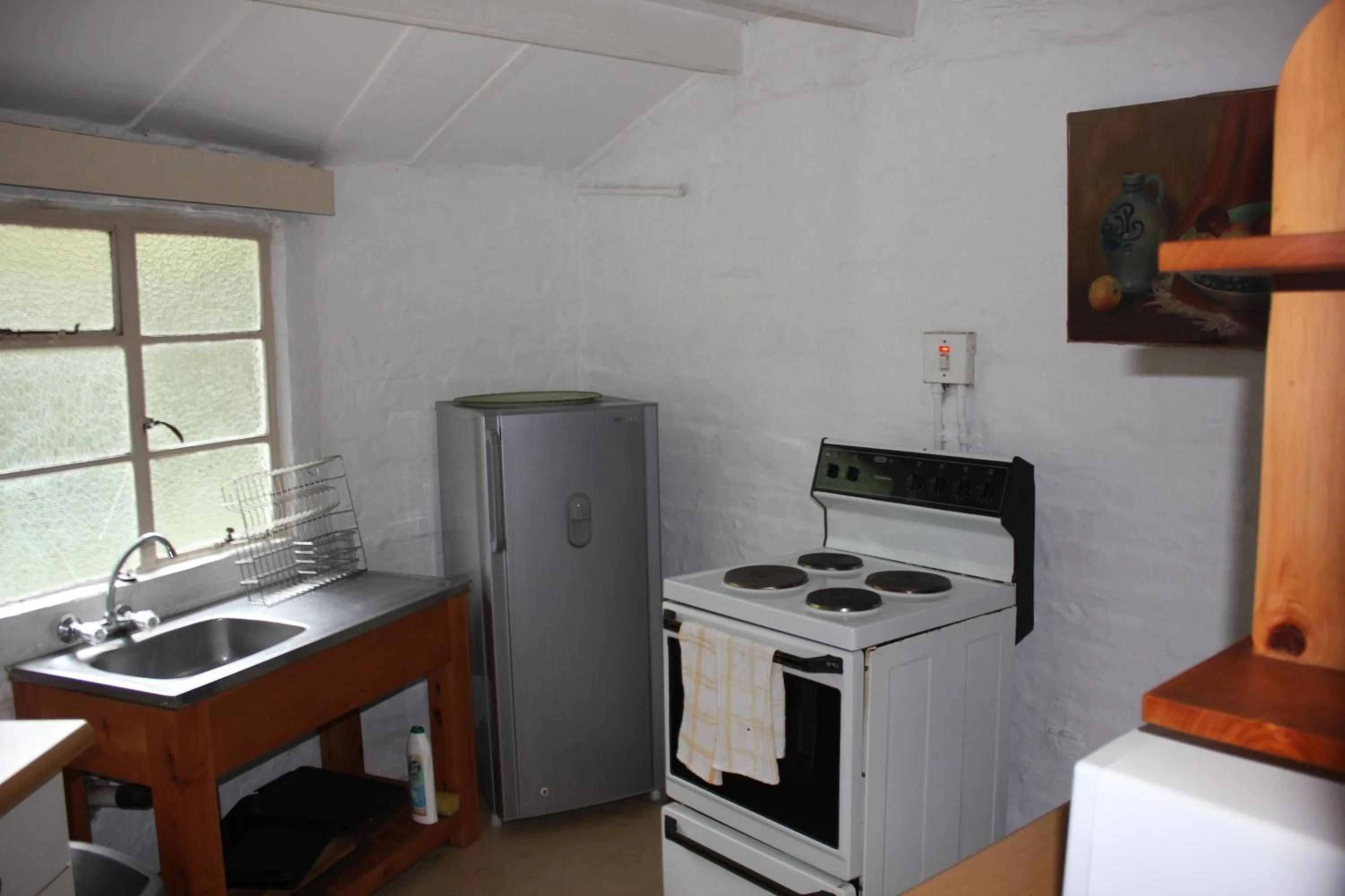 Kitchen or kitchenette in Beacon Vlei Guest farm
