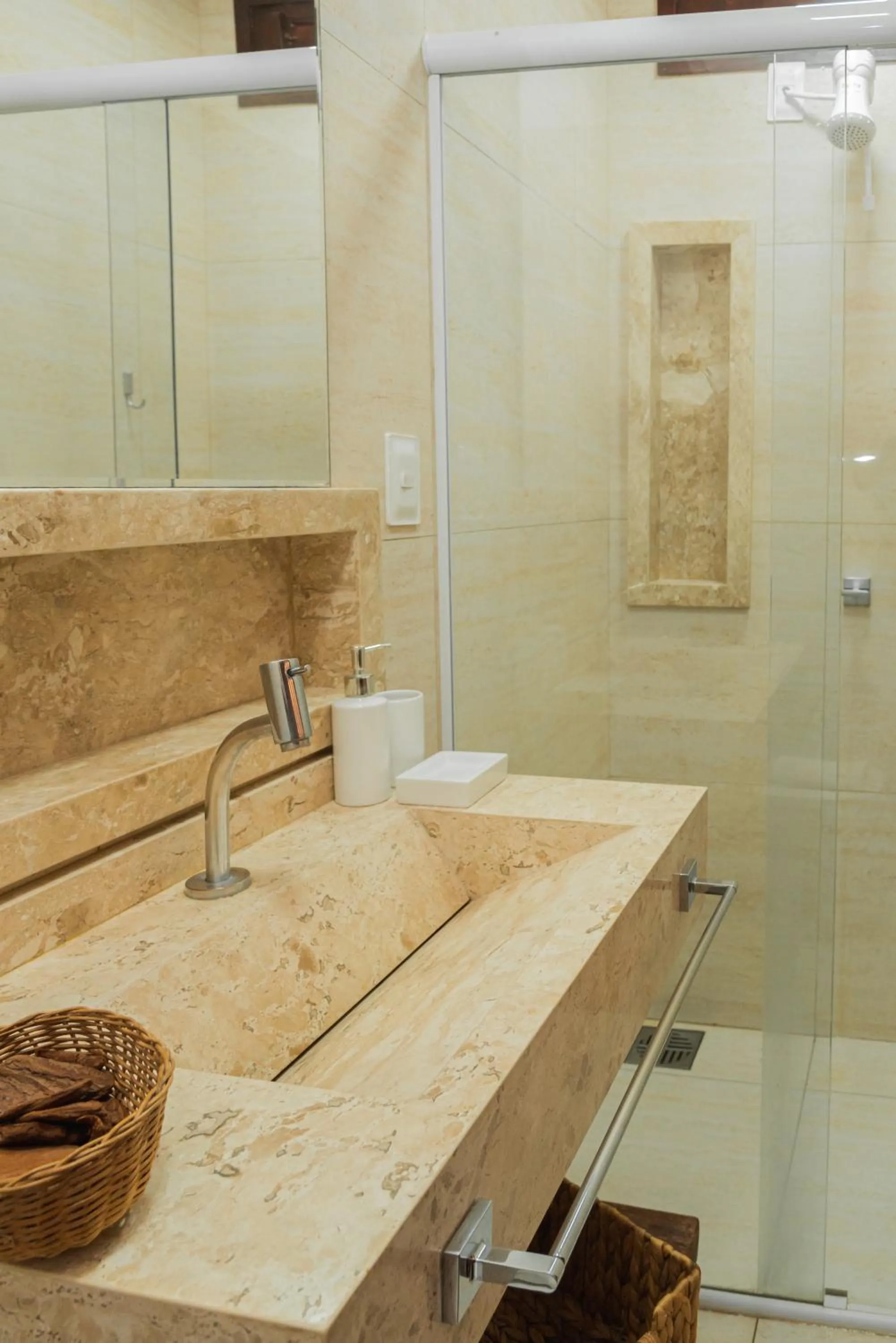 Shower in Moriá Eco Lodge