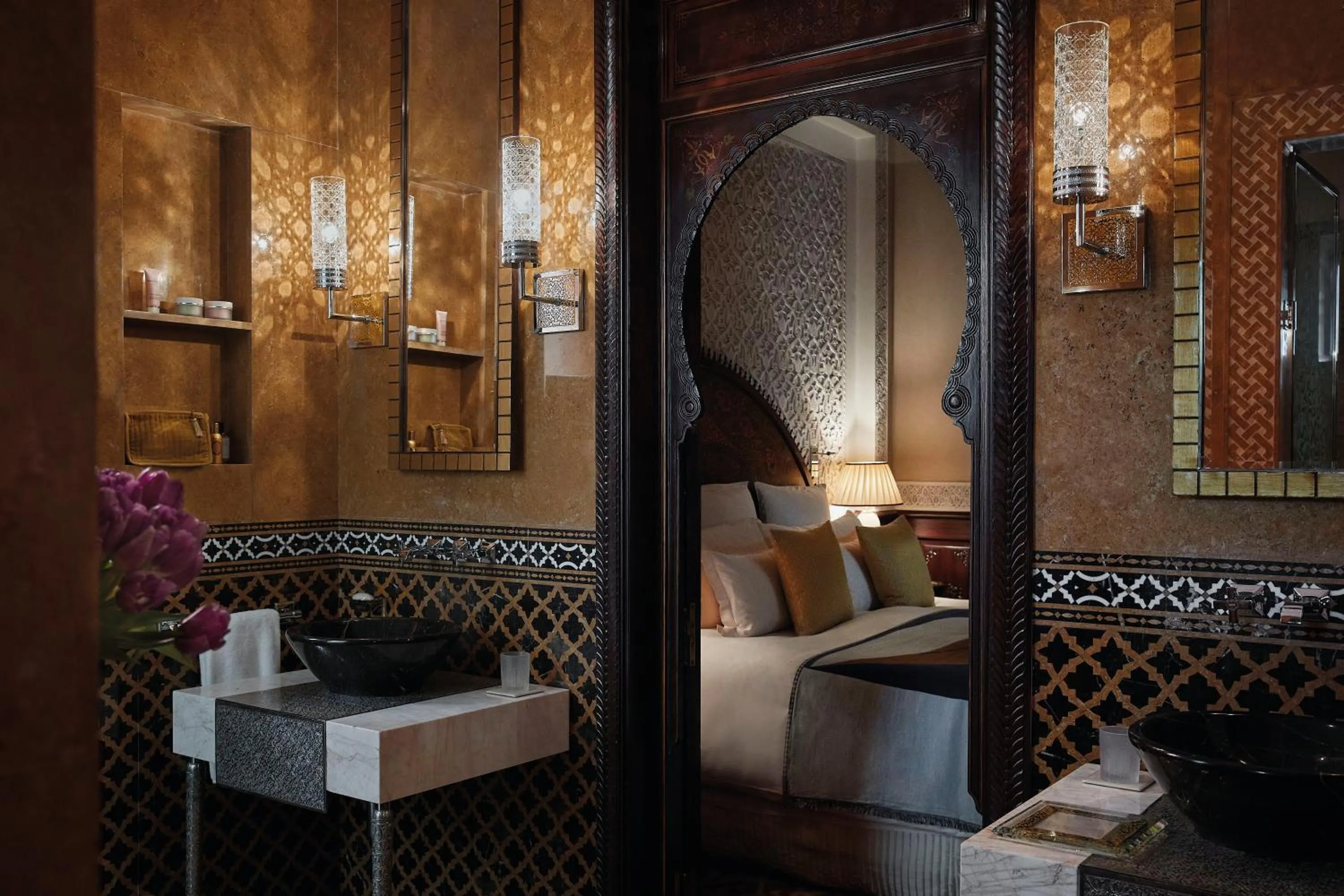 Bathroom in Royal Mansour Marrakech