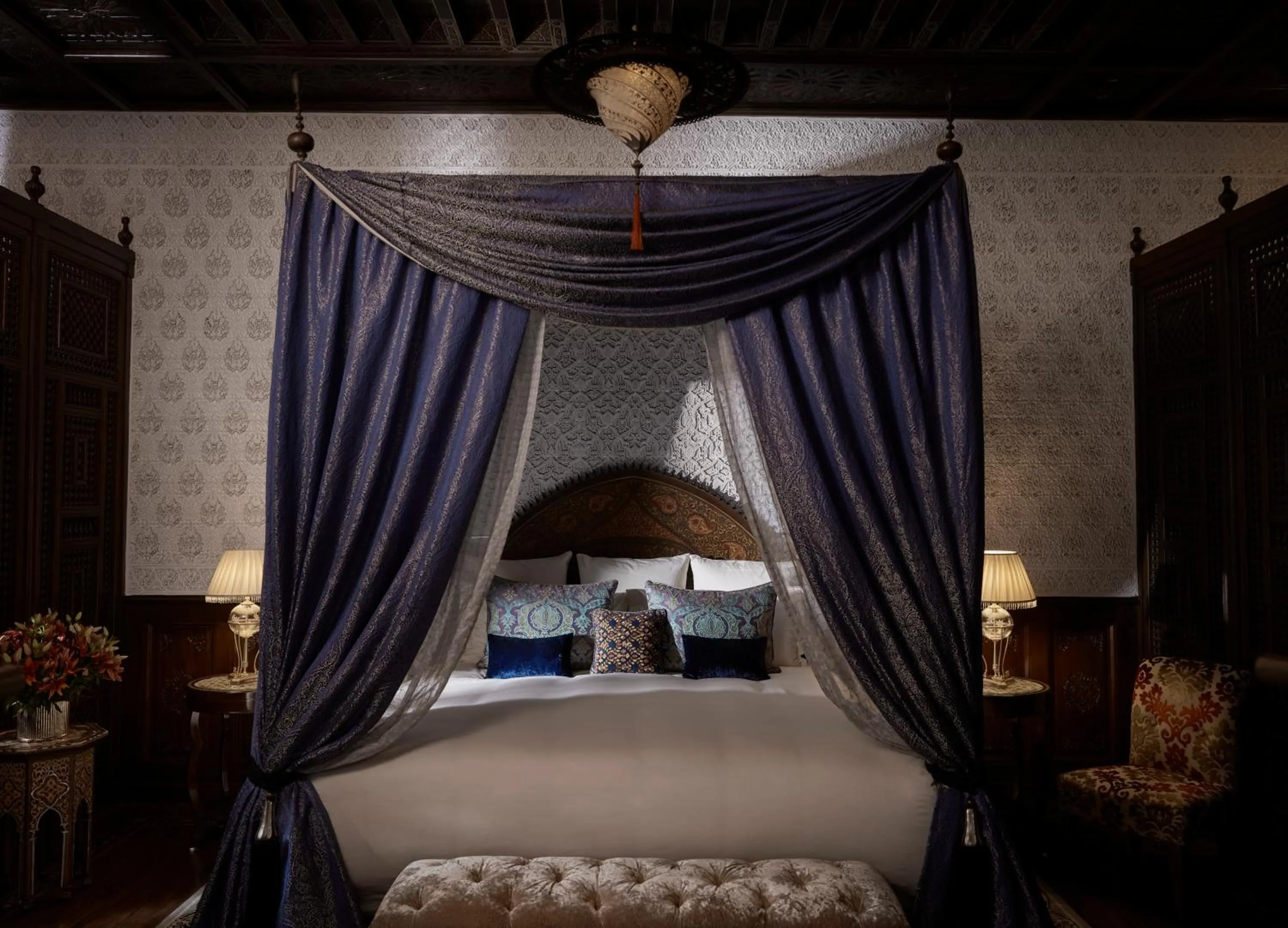 Bedroom, Bed in Royal Mansour Marrakech