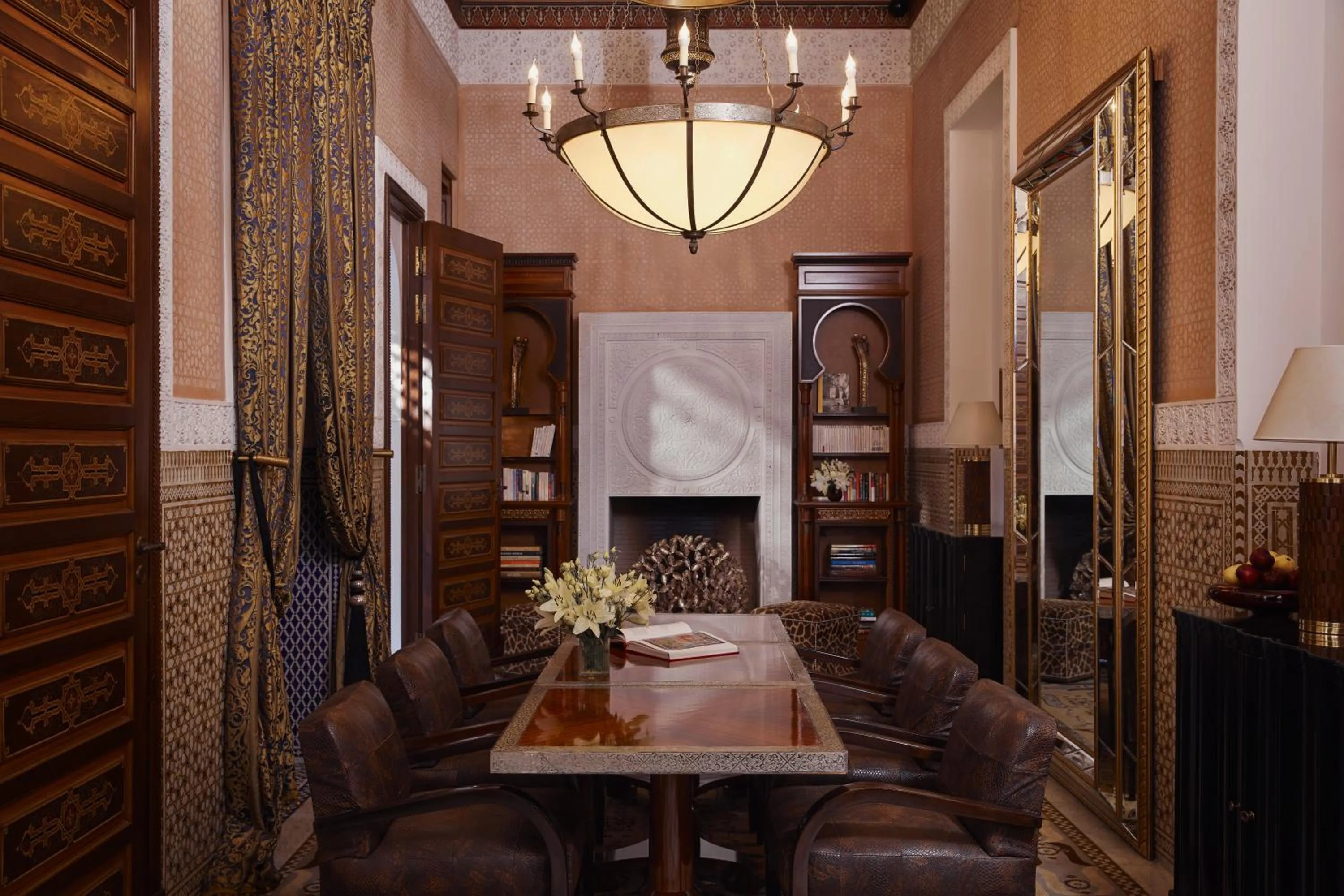 Dining area in Royal Mansour Marrakech