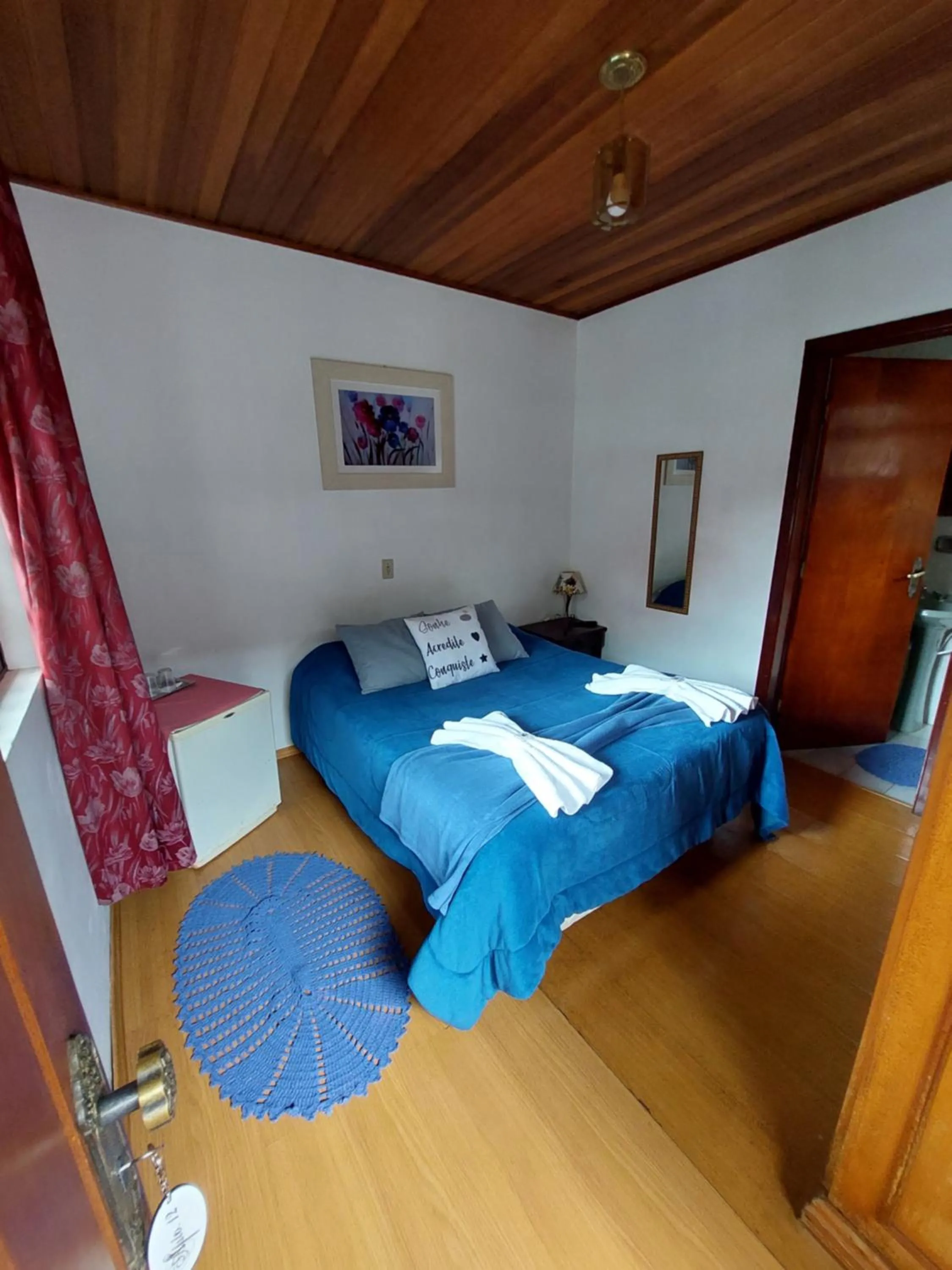 Bed in Pousada dos Marins