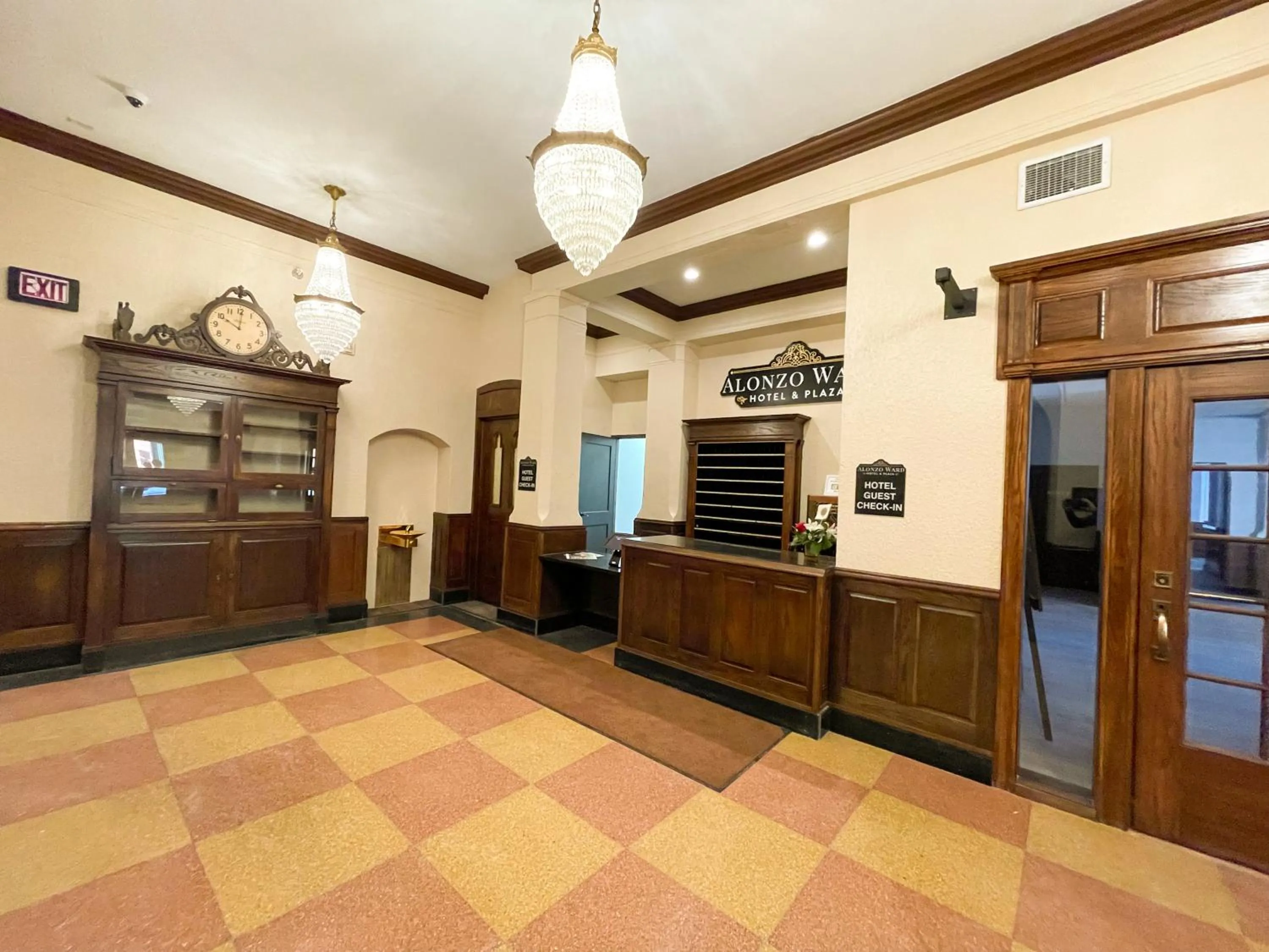 Lobby or reception in The Alonzo Ward Hotel