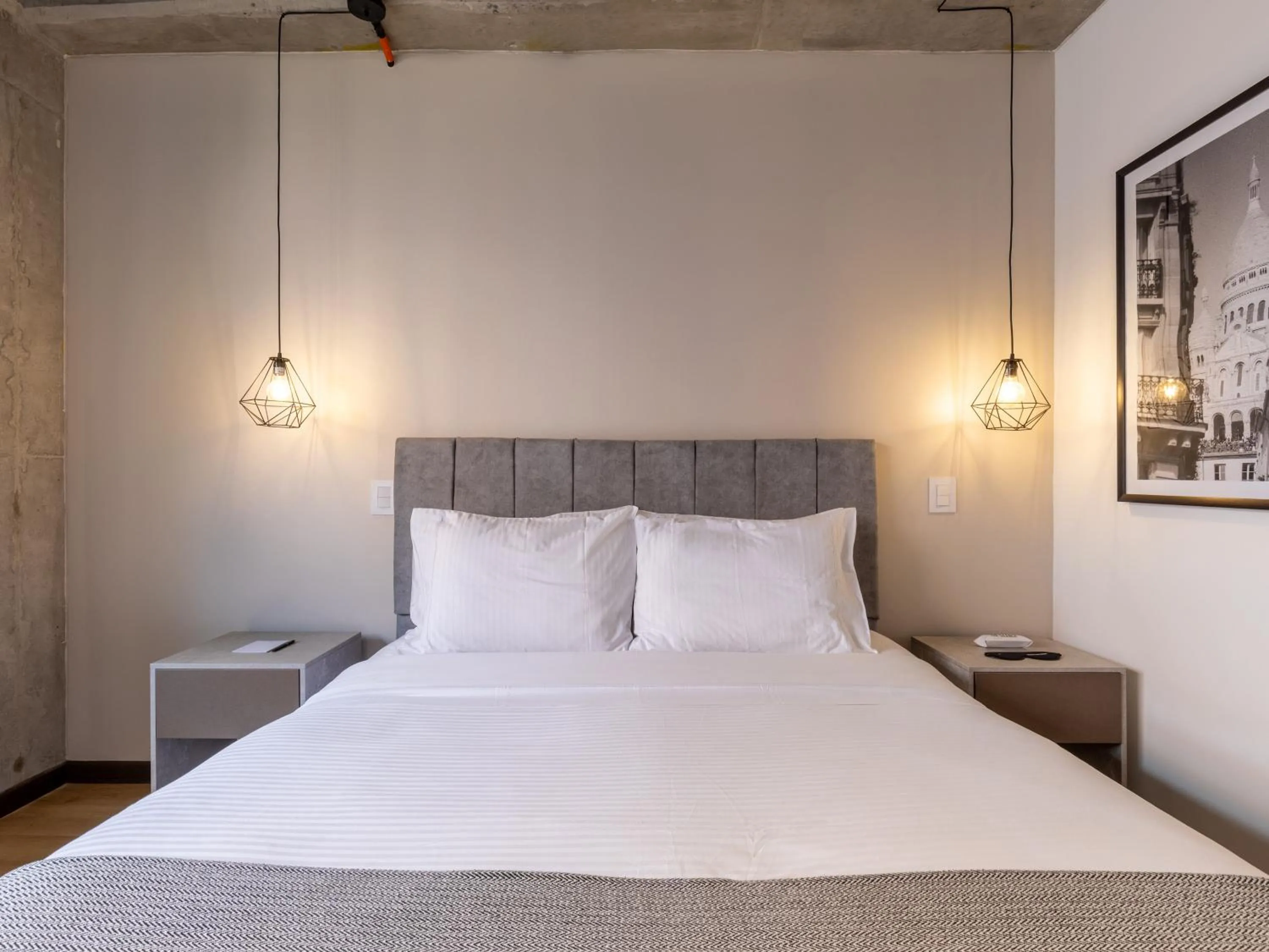 Bed in Beliving by Wynwood House