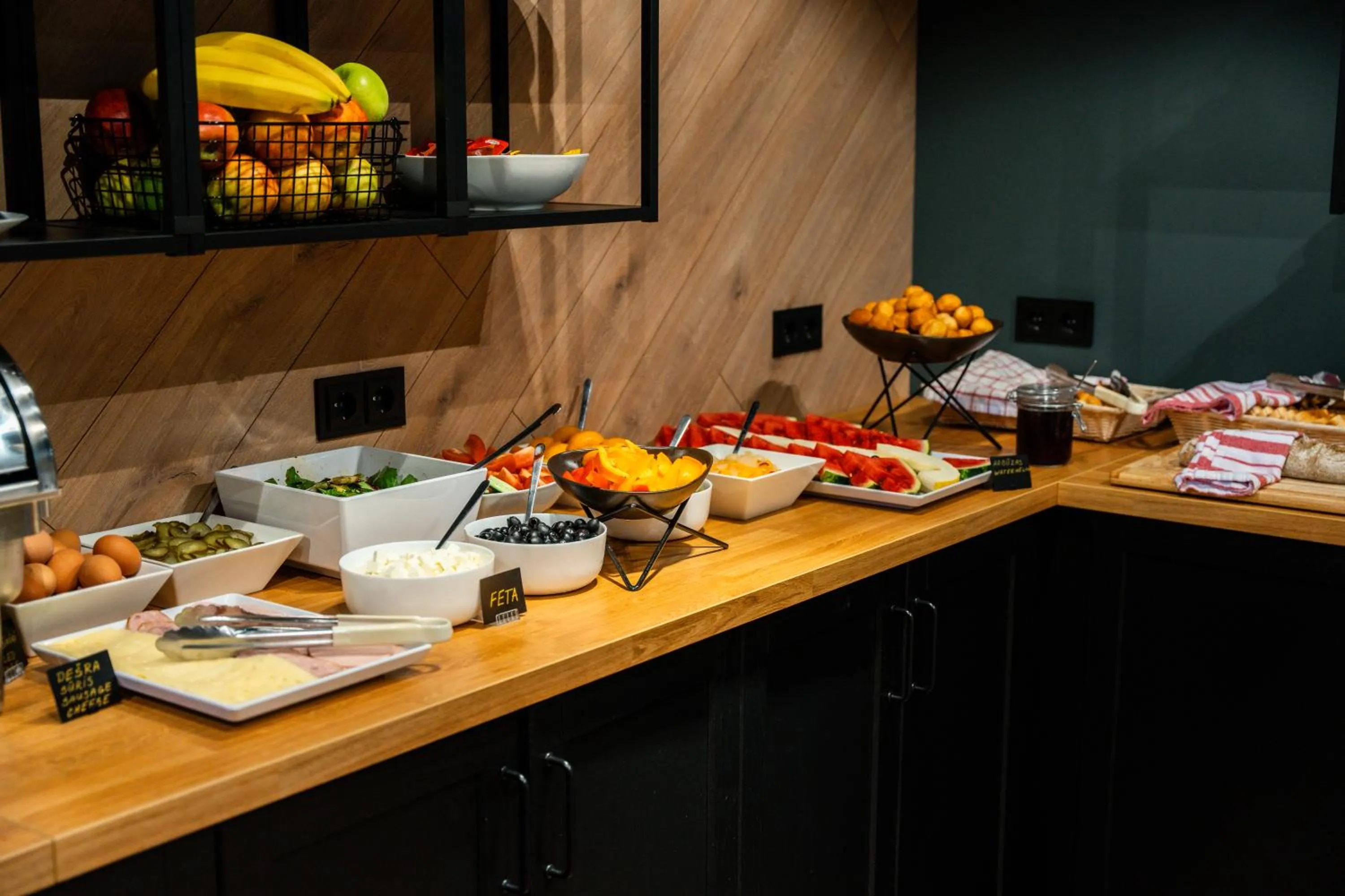 Food in Luna Self Check-in Hotel Klaipeda