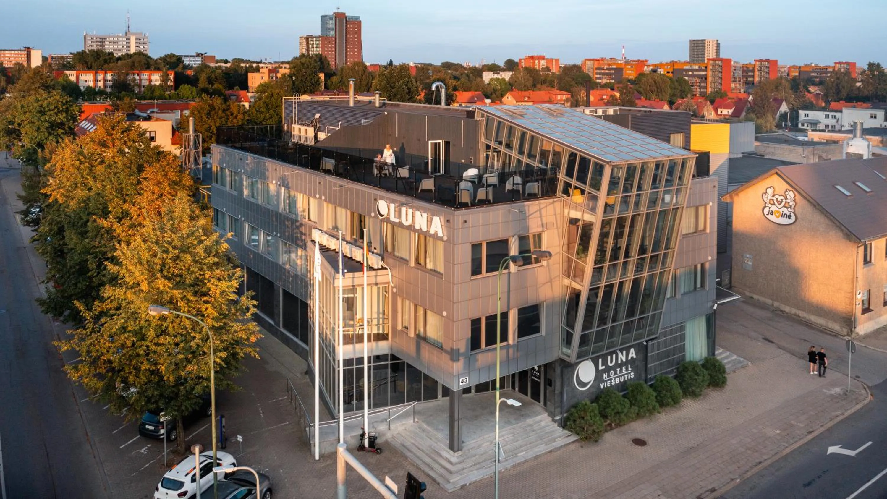 Property building in Luna Self Check-in Hotel Klaipeda