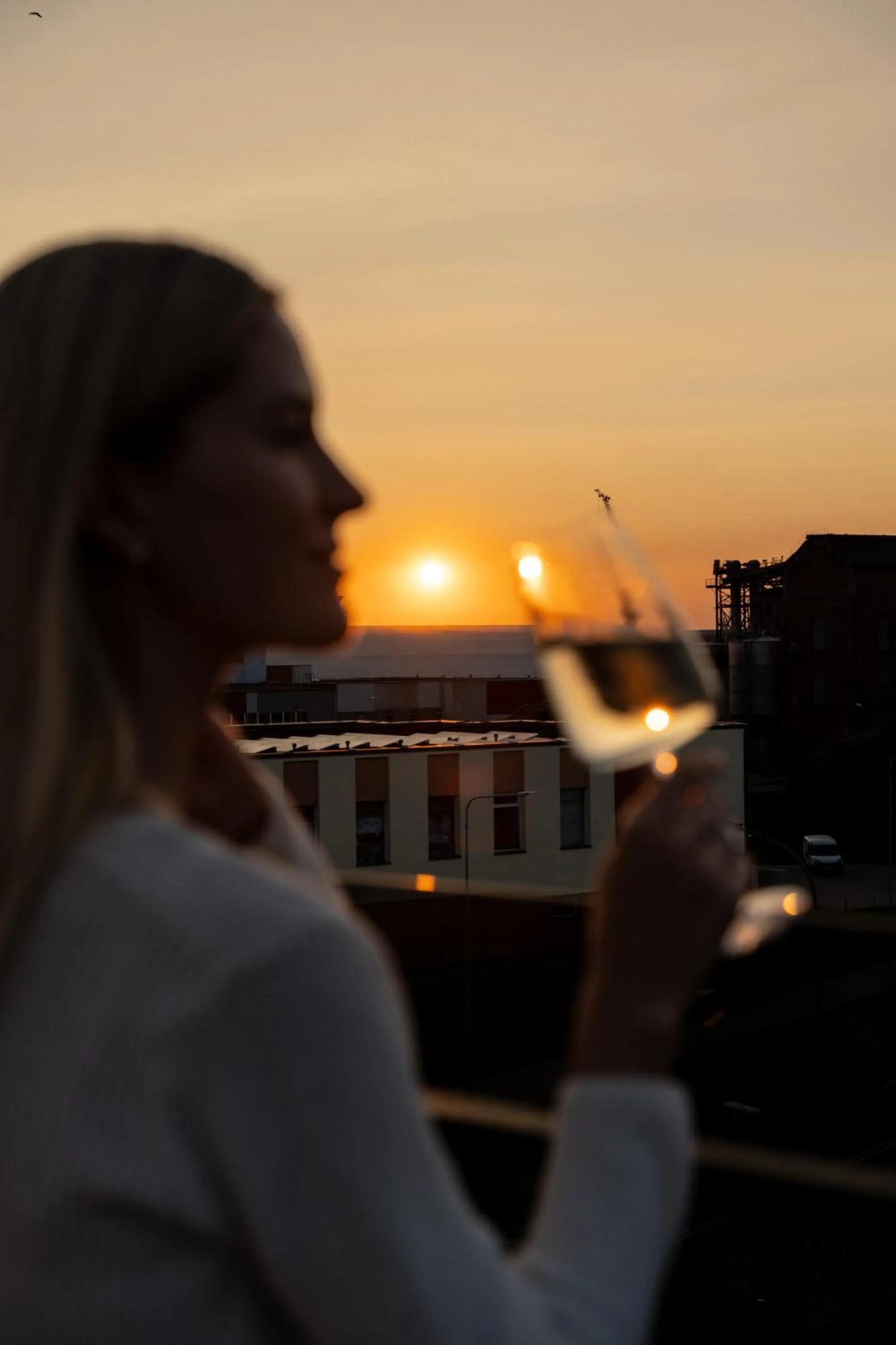 Balcony/Terrace in Luna Self Check-in Hotel Klaipeda