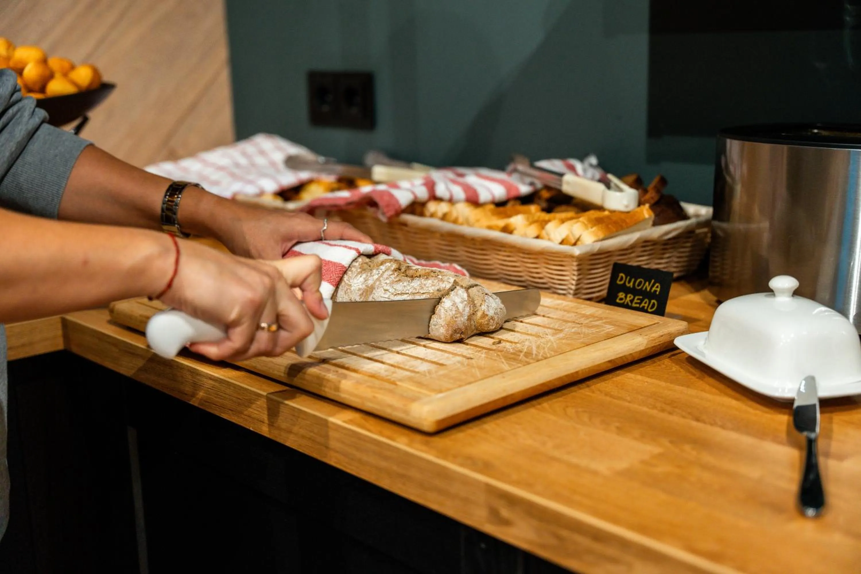 Breakfast in Luna Self Check-in Hotel Klaipeda