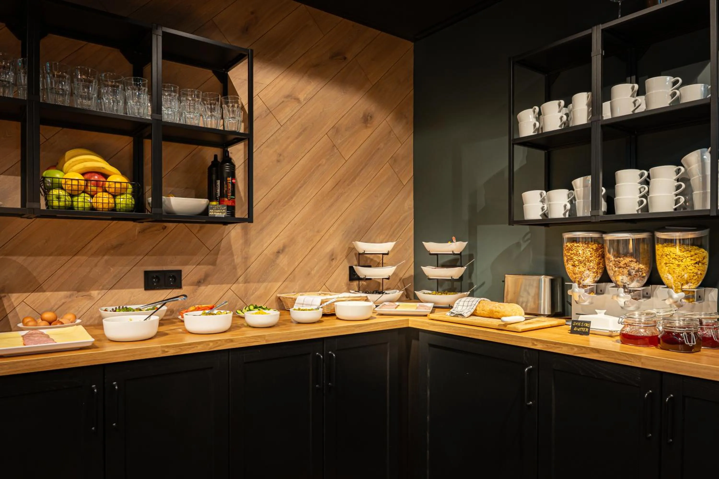 Breakfast in Luna Self Check-in Hotel Klaipeda