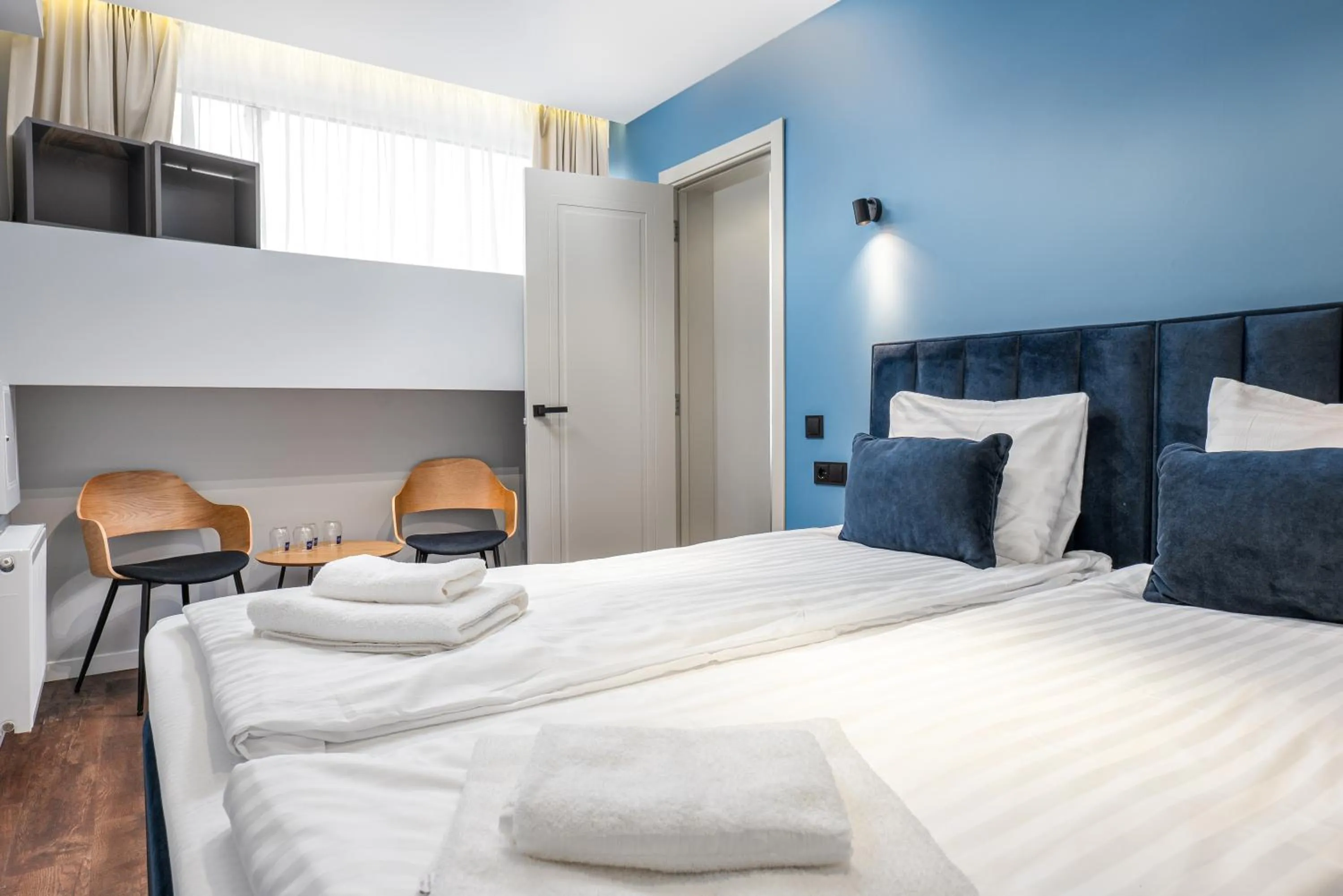 Bedroom, Bed in Luna Self Check-in Hotel Klaipeda