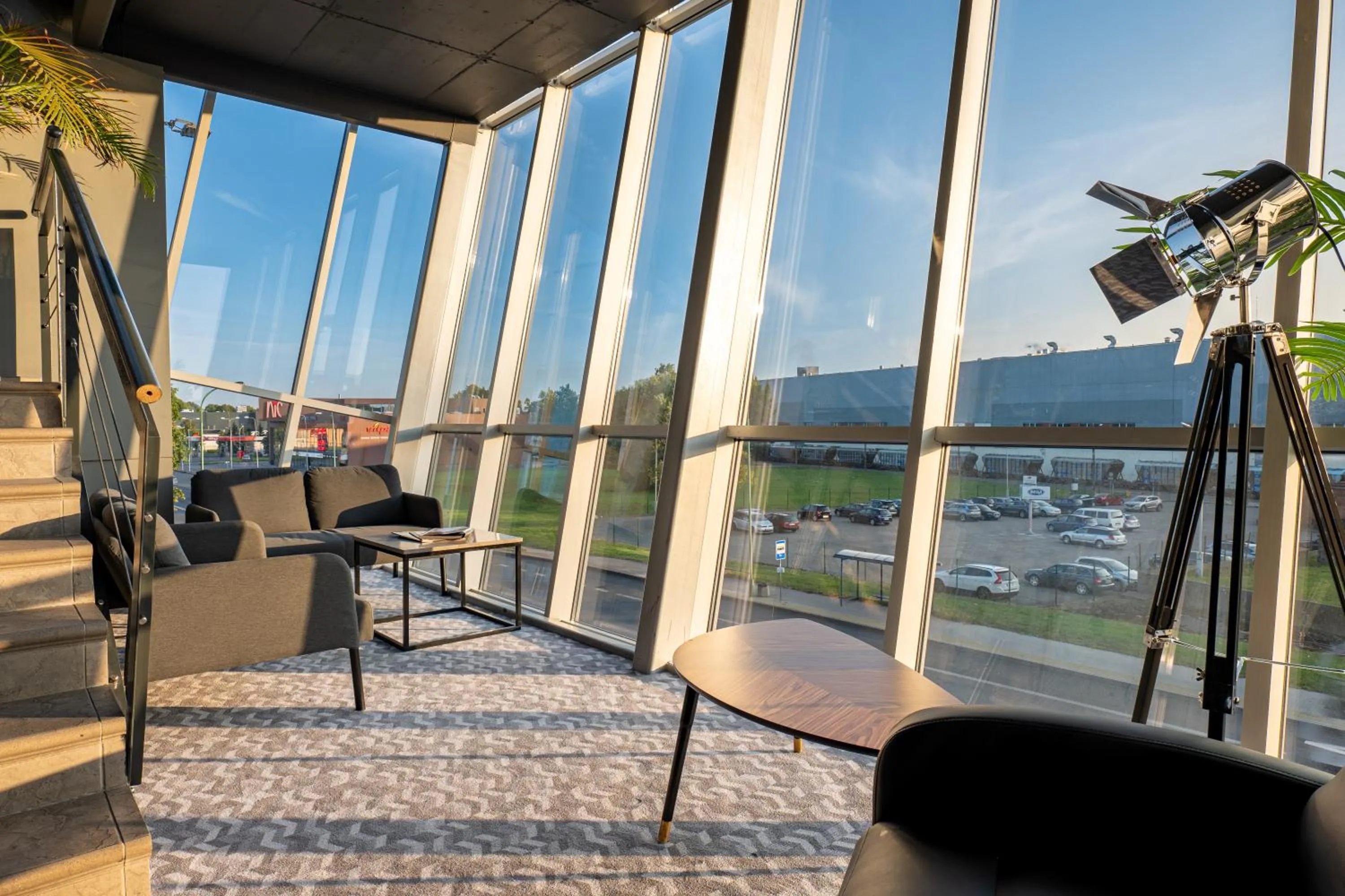 Seating area in Luna Self Check-in Hotel Klaipeda