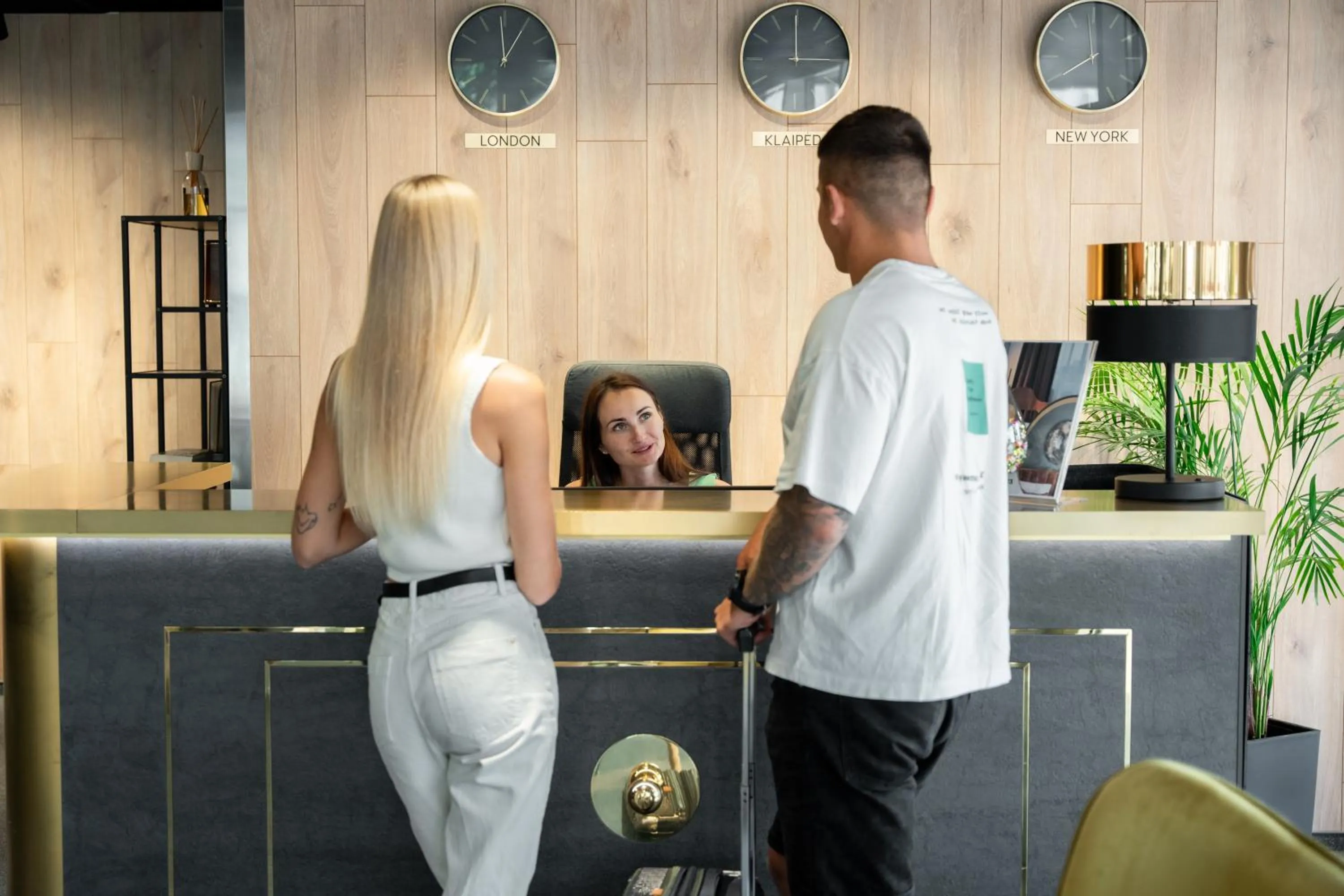 Lobby or reception in Luna Self Check-in Hotel Klaipeda