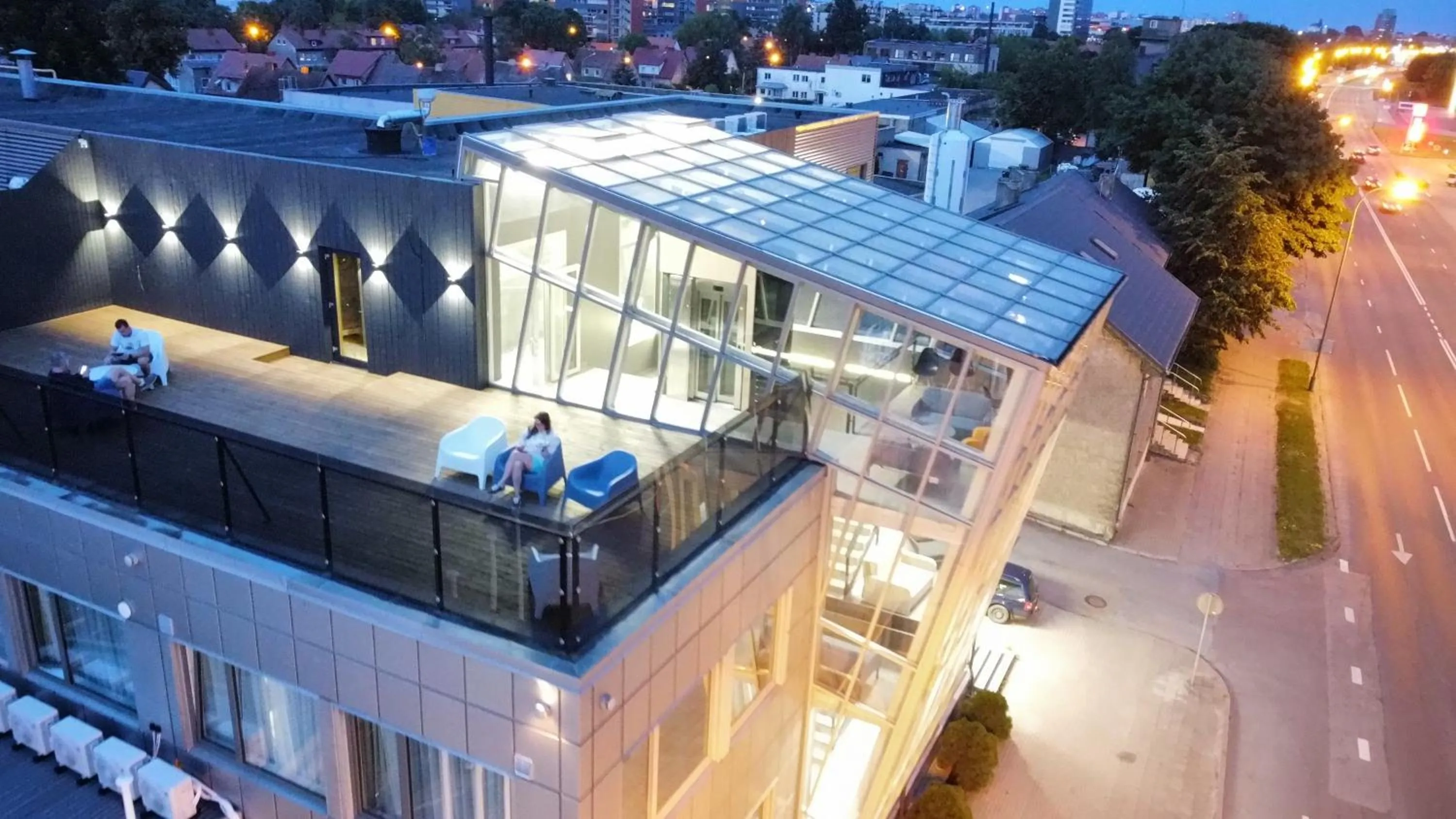 Property building in Luna Self Check-in Hotel Klaipeda