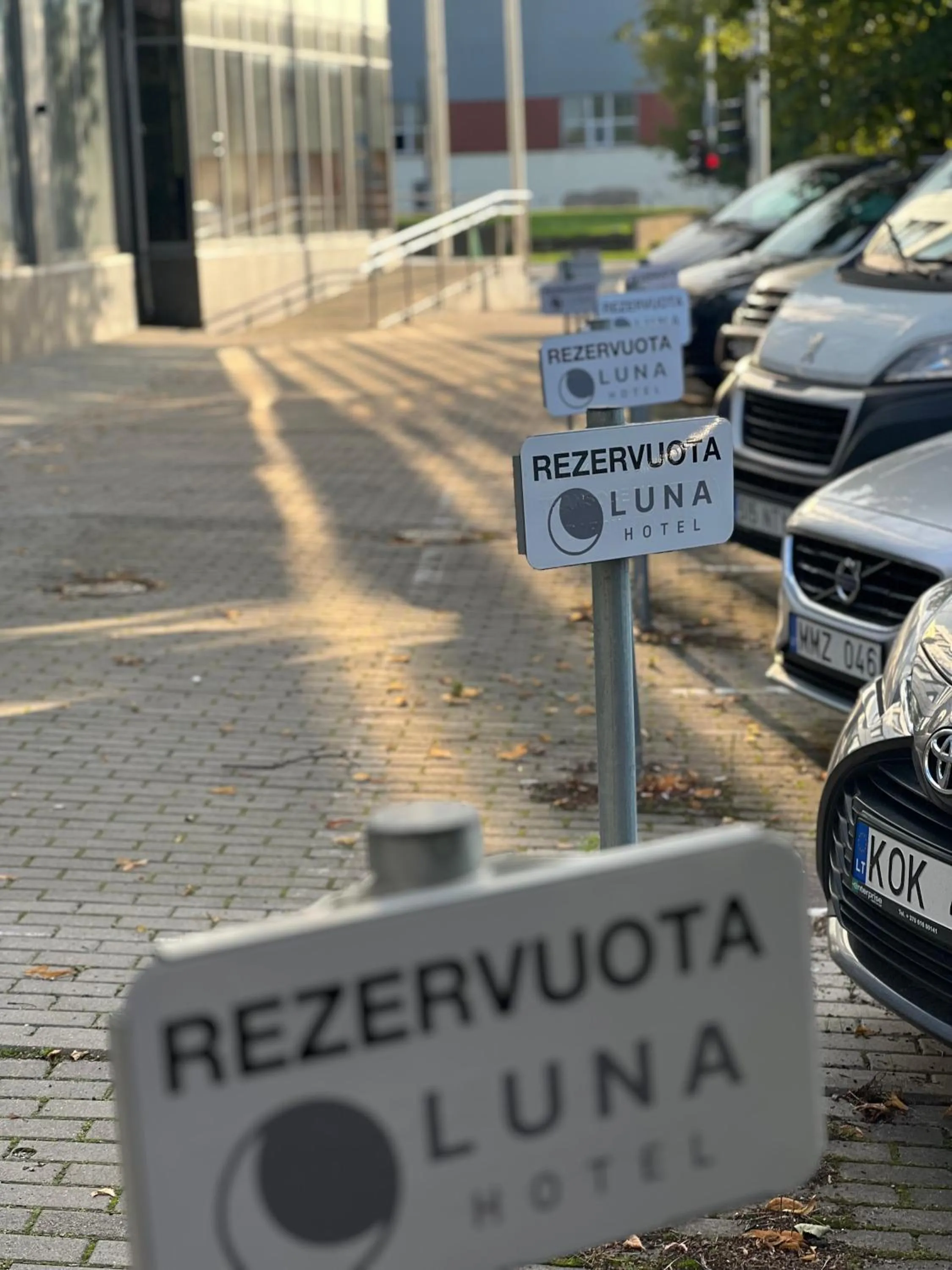 Property logo or sign in Luna Self Check-in Hotel Klaipeda