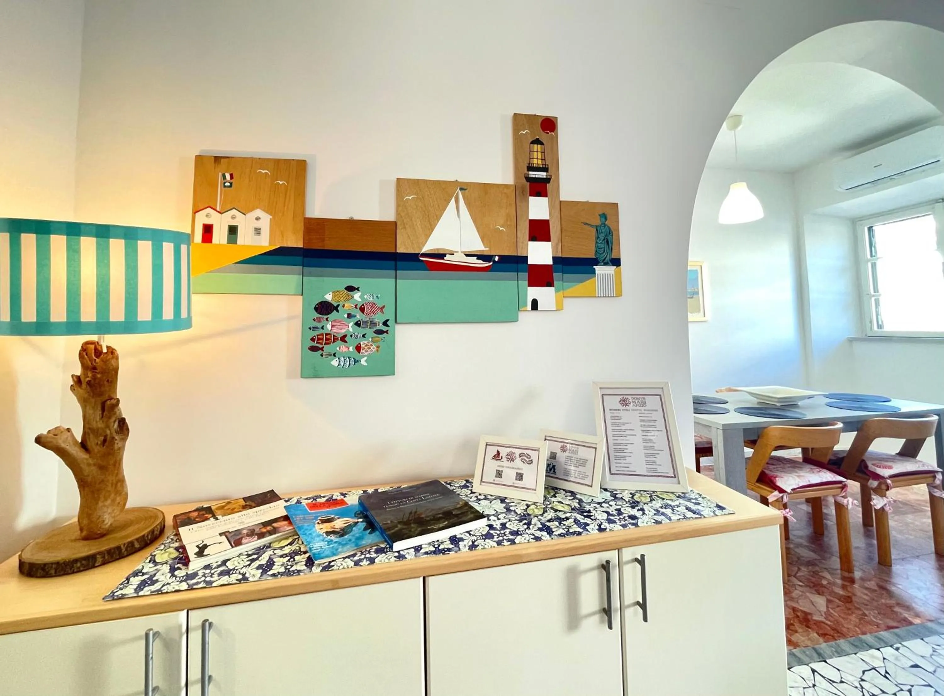 Decorative detail in DOMUS MARI a due passi dal mare Anzio Cincinnato