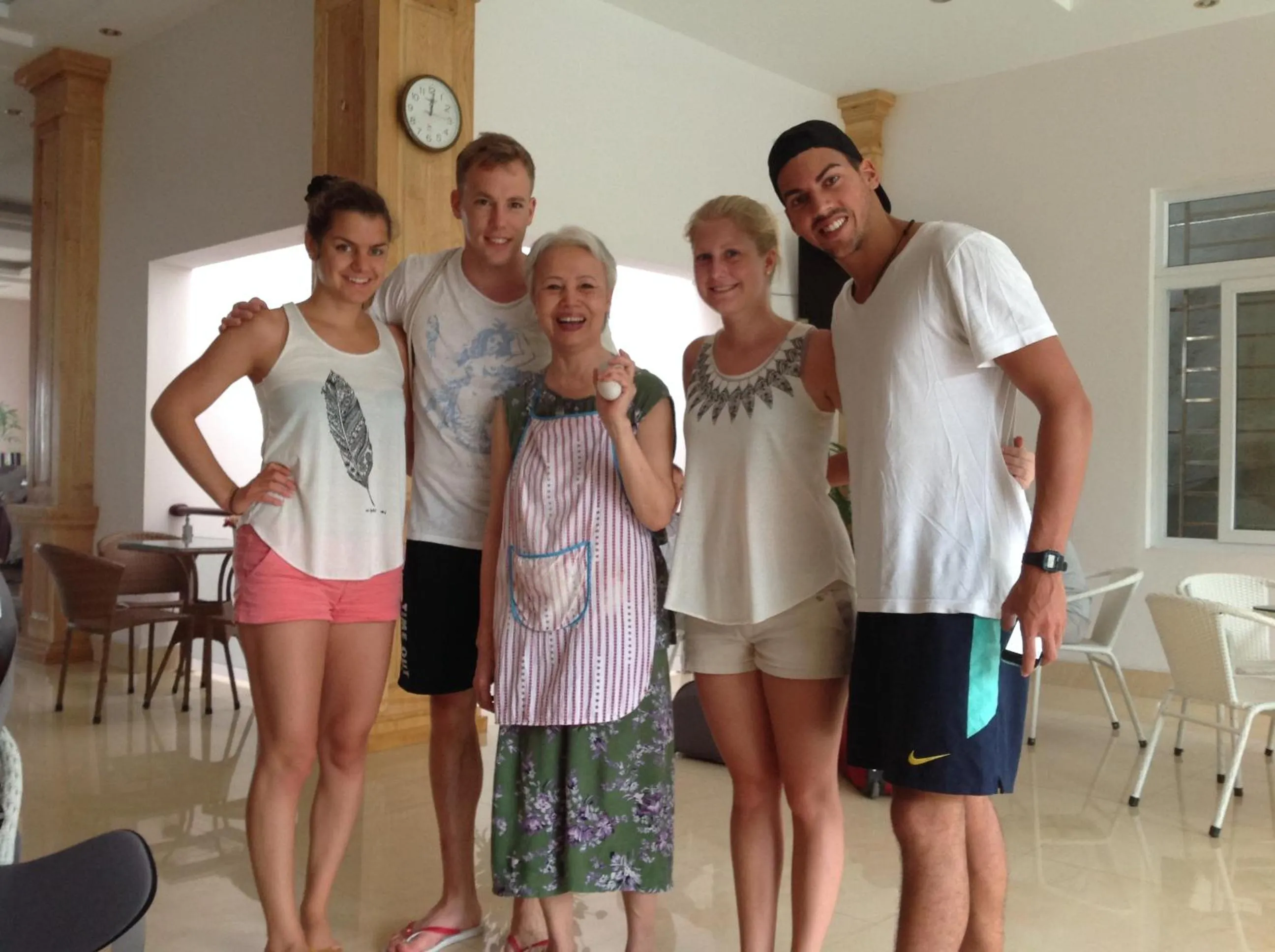 group of guests in The Light Hotel