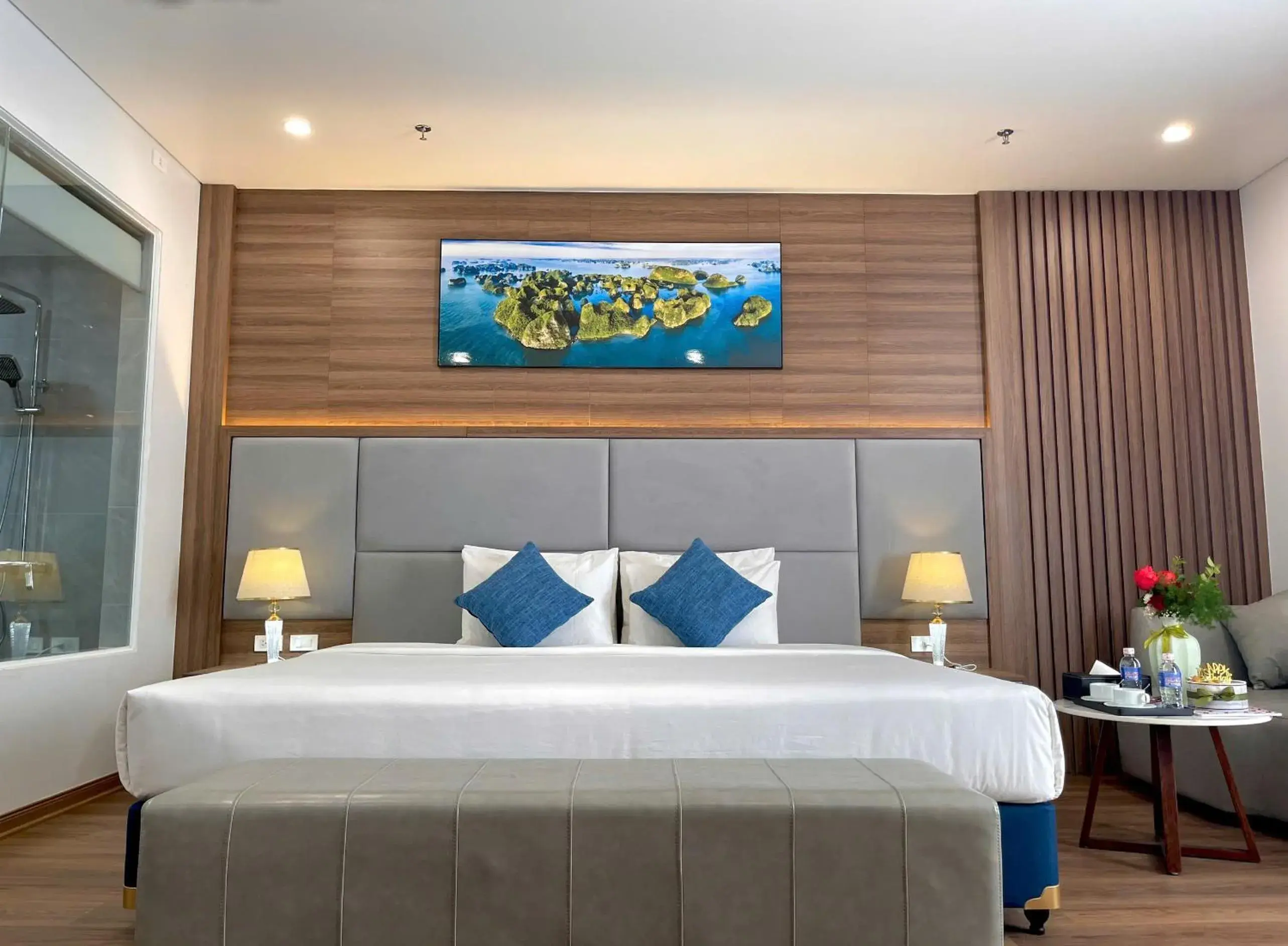 Bed in Central Halong Hotel Bed in Central Halong Hotel