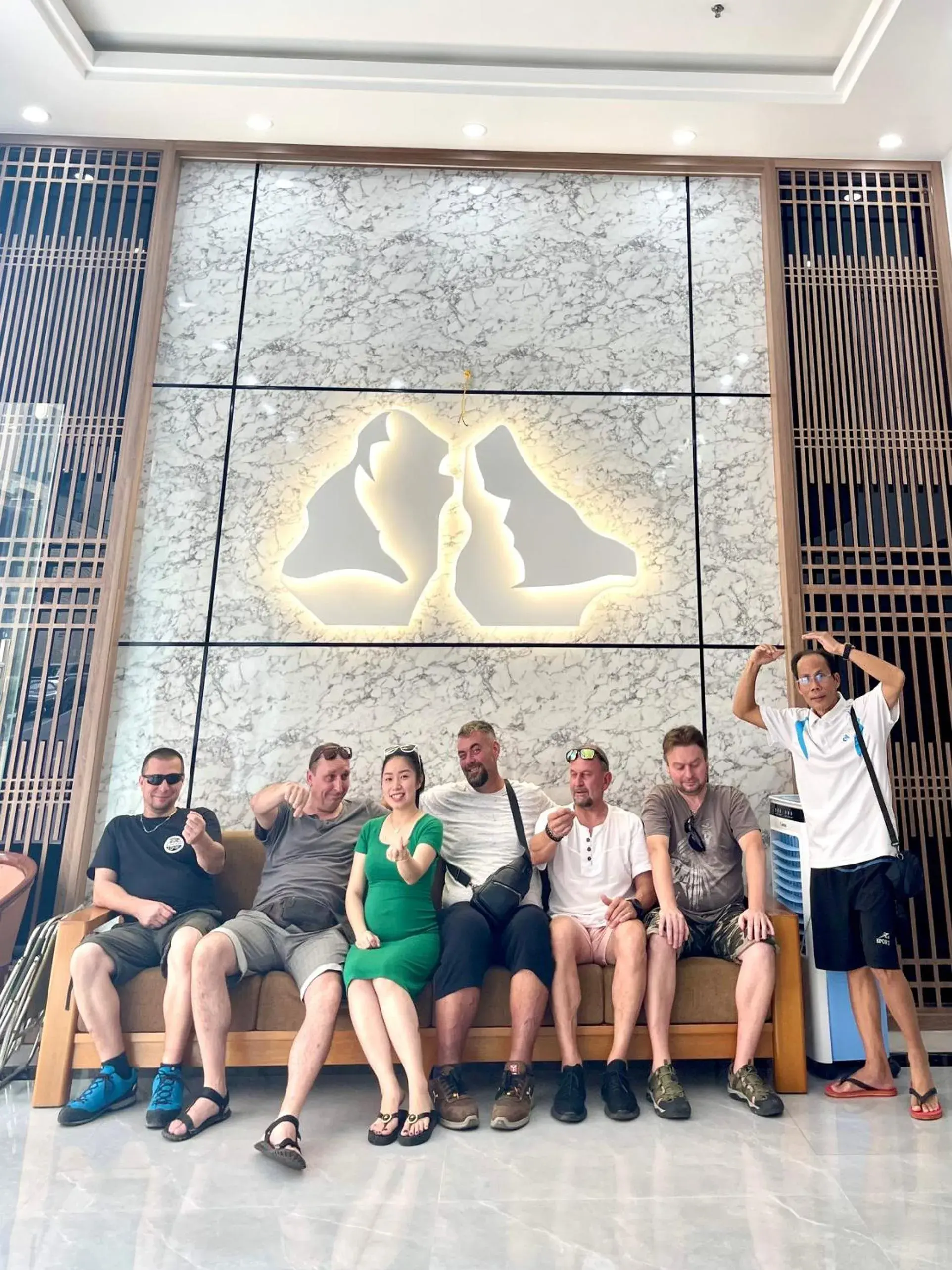 Living room in Central Halong Hotel Living room in Central Halong Hotel