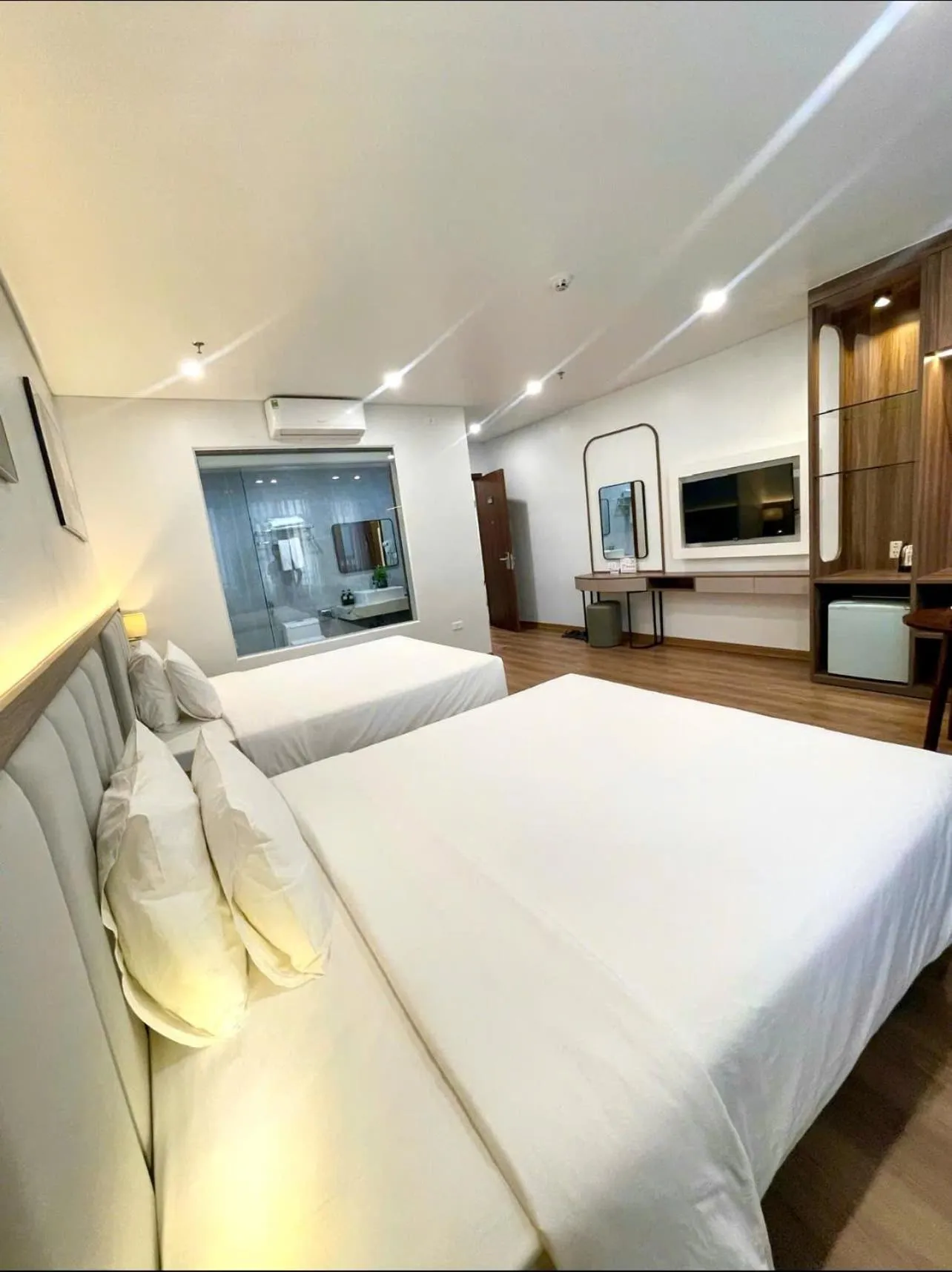 Bed in Central Halong Hotel