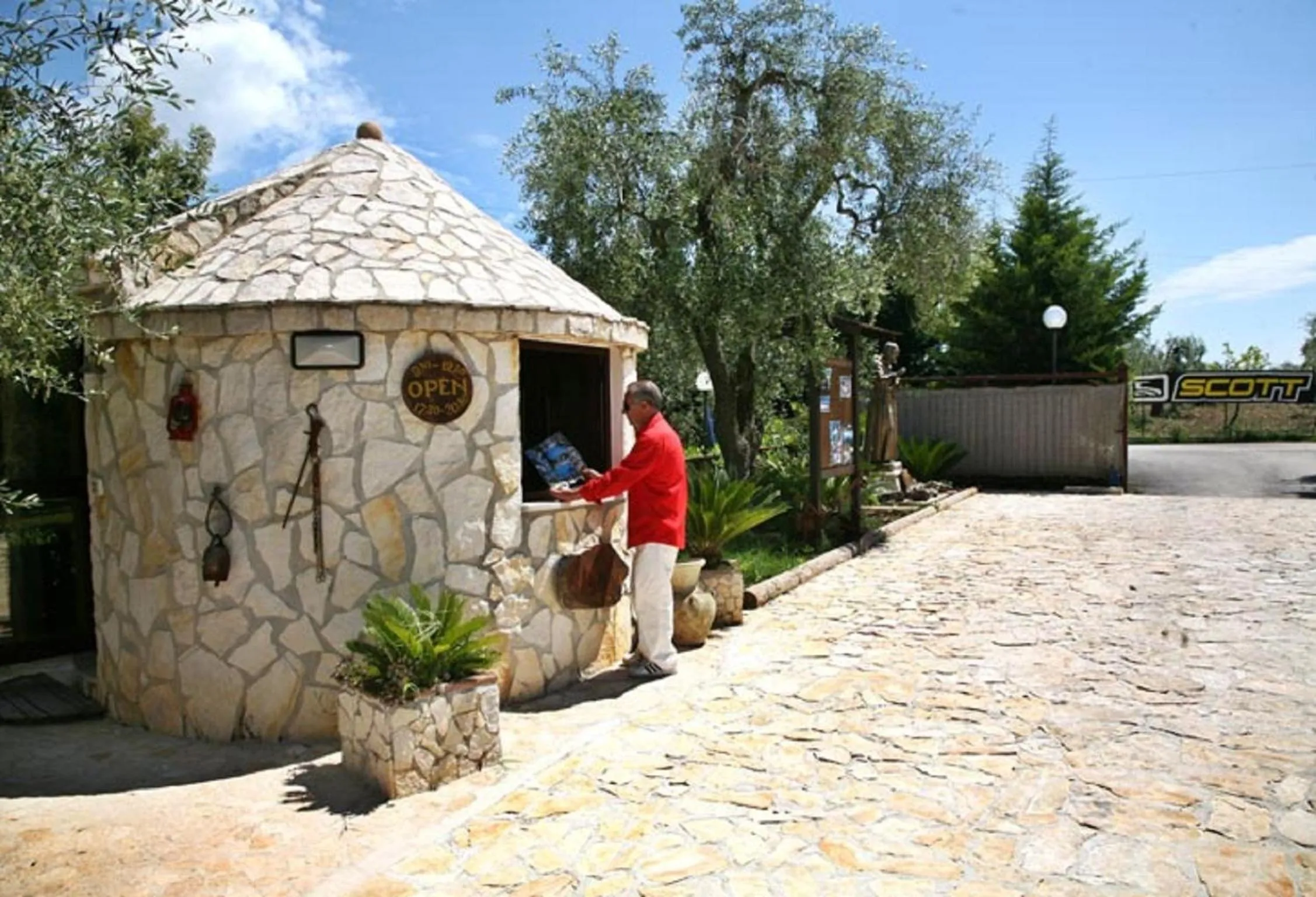 Lobby or reception in Tenuta Padre Pio