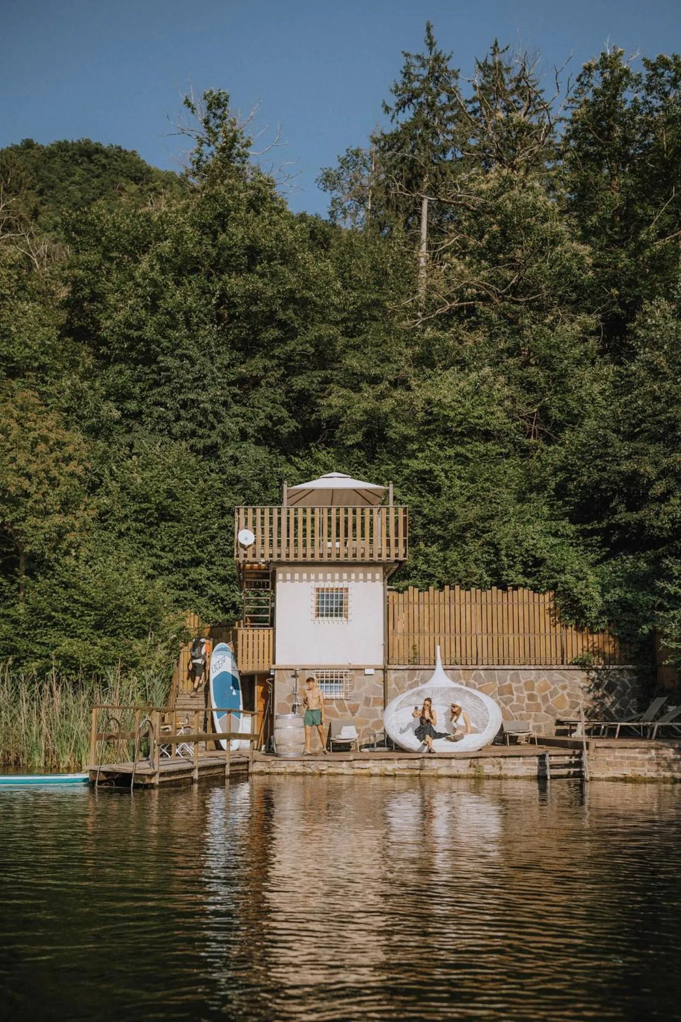 Lake view in Gartenhotel Moser