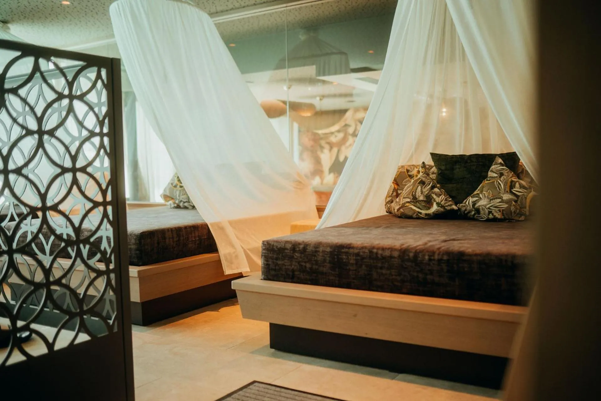 Spa and wellness centre/facilities, Bed in Gartenhotel Moser