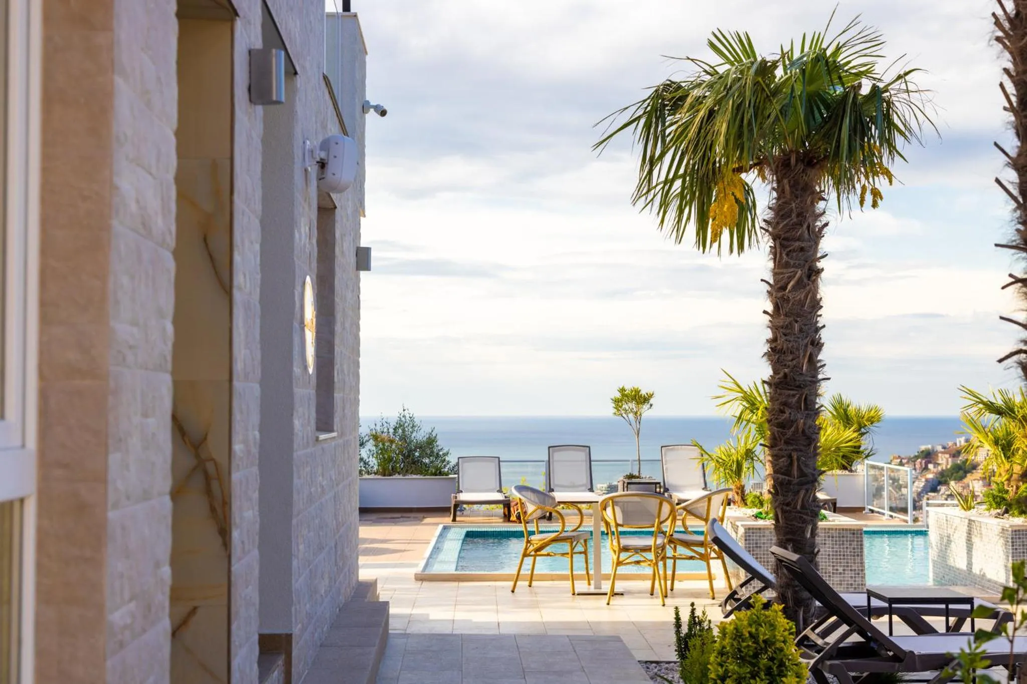 Patio in Hotel Reset